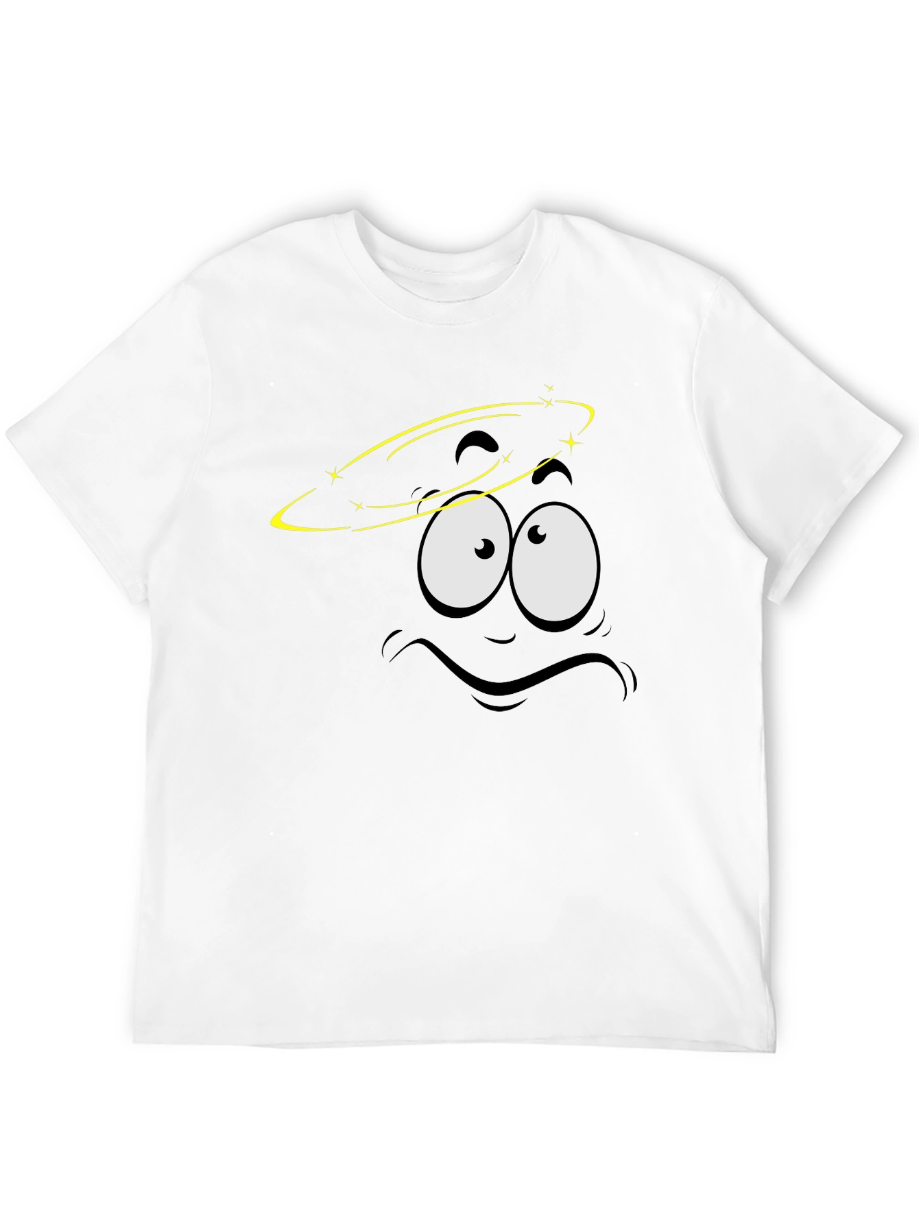 Black Dizzy Face Graphic T-Shirt - Soft Cotton Tee view 12