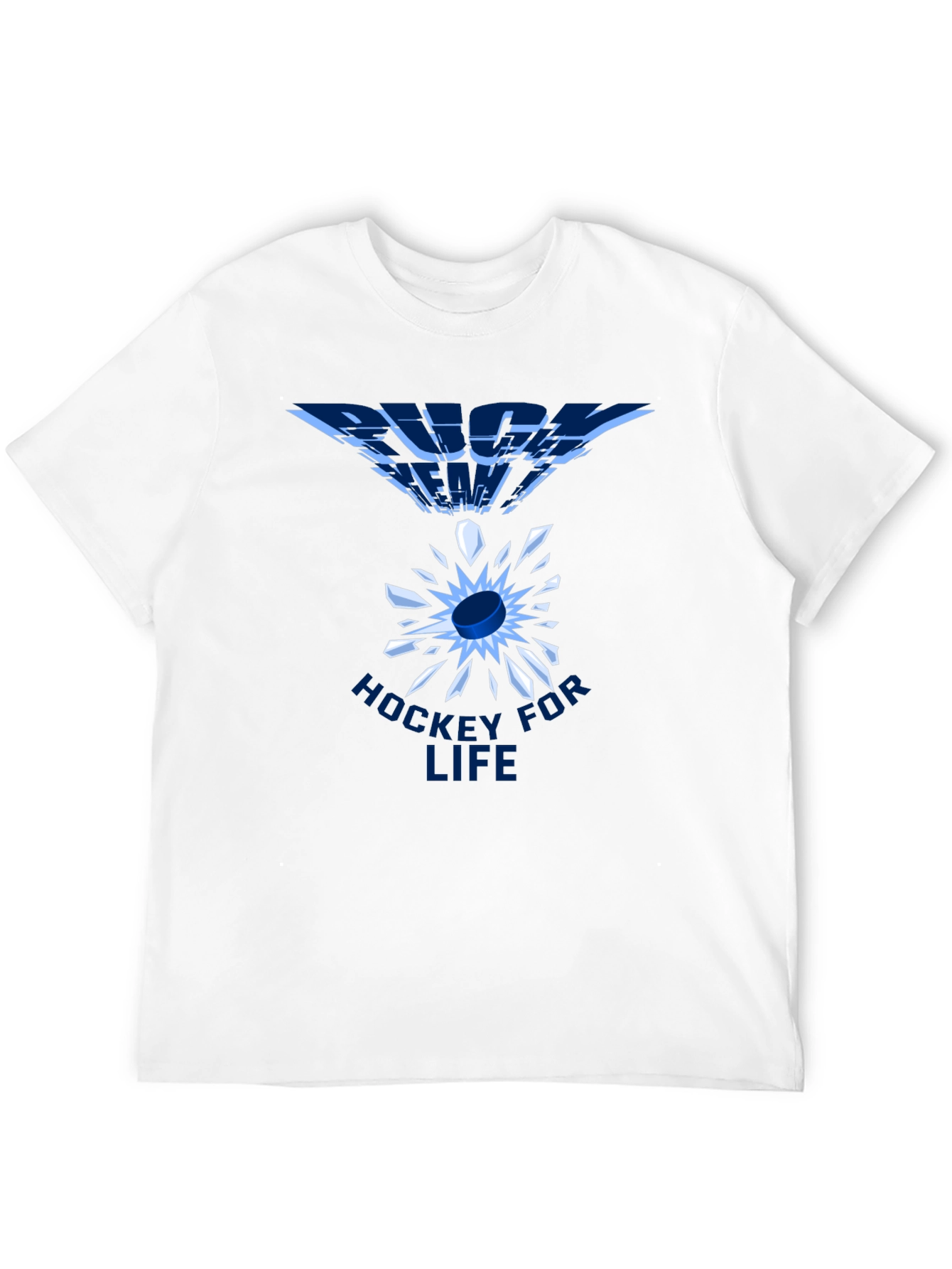 Black Hockey For Life Black T-Shirt view 12