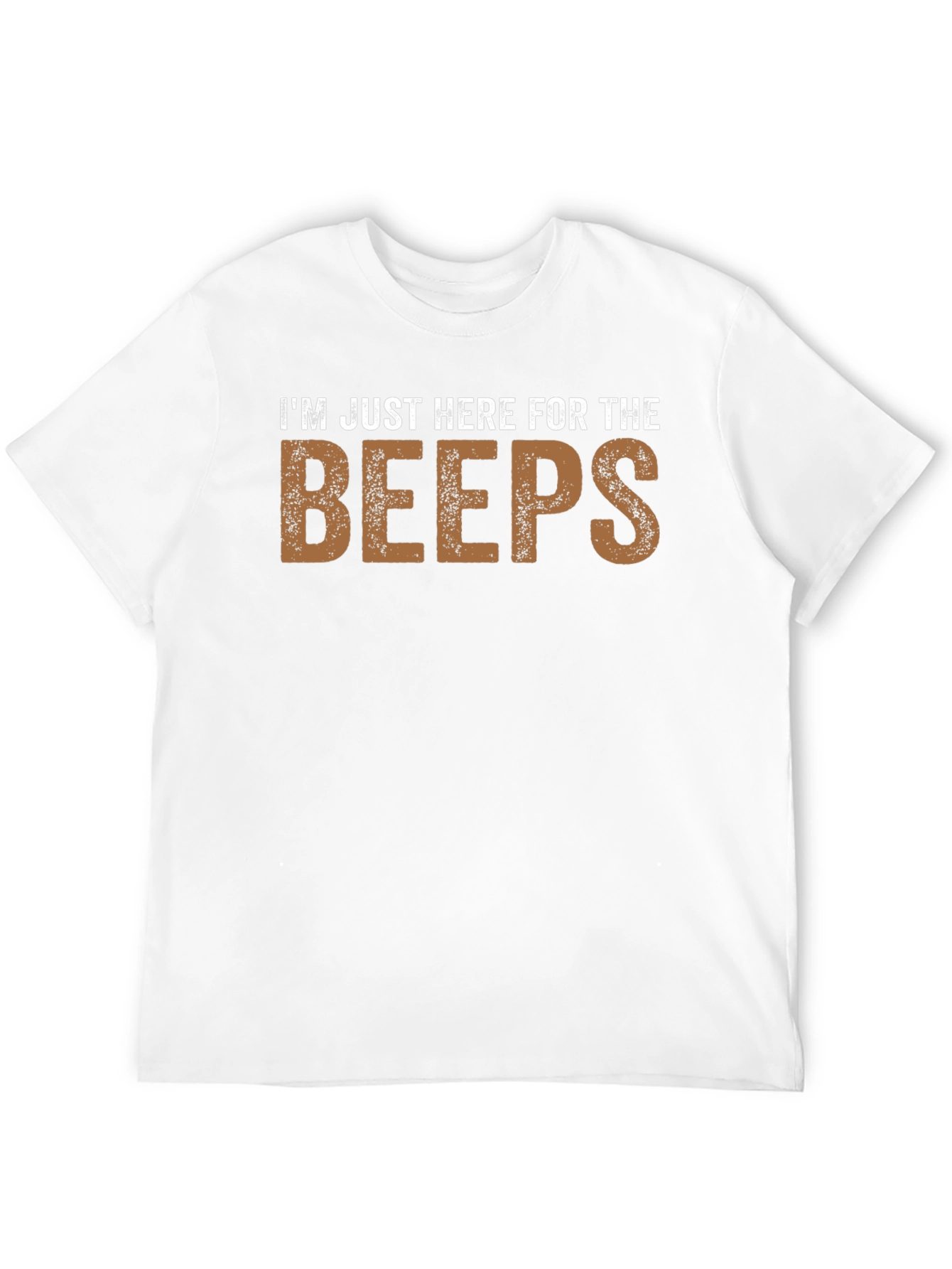 Black I'm Just Here For The Beeps Funny T-Shirt view 12