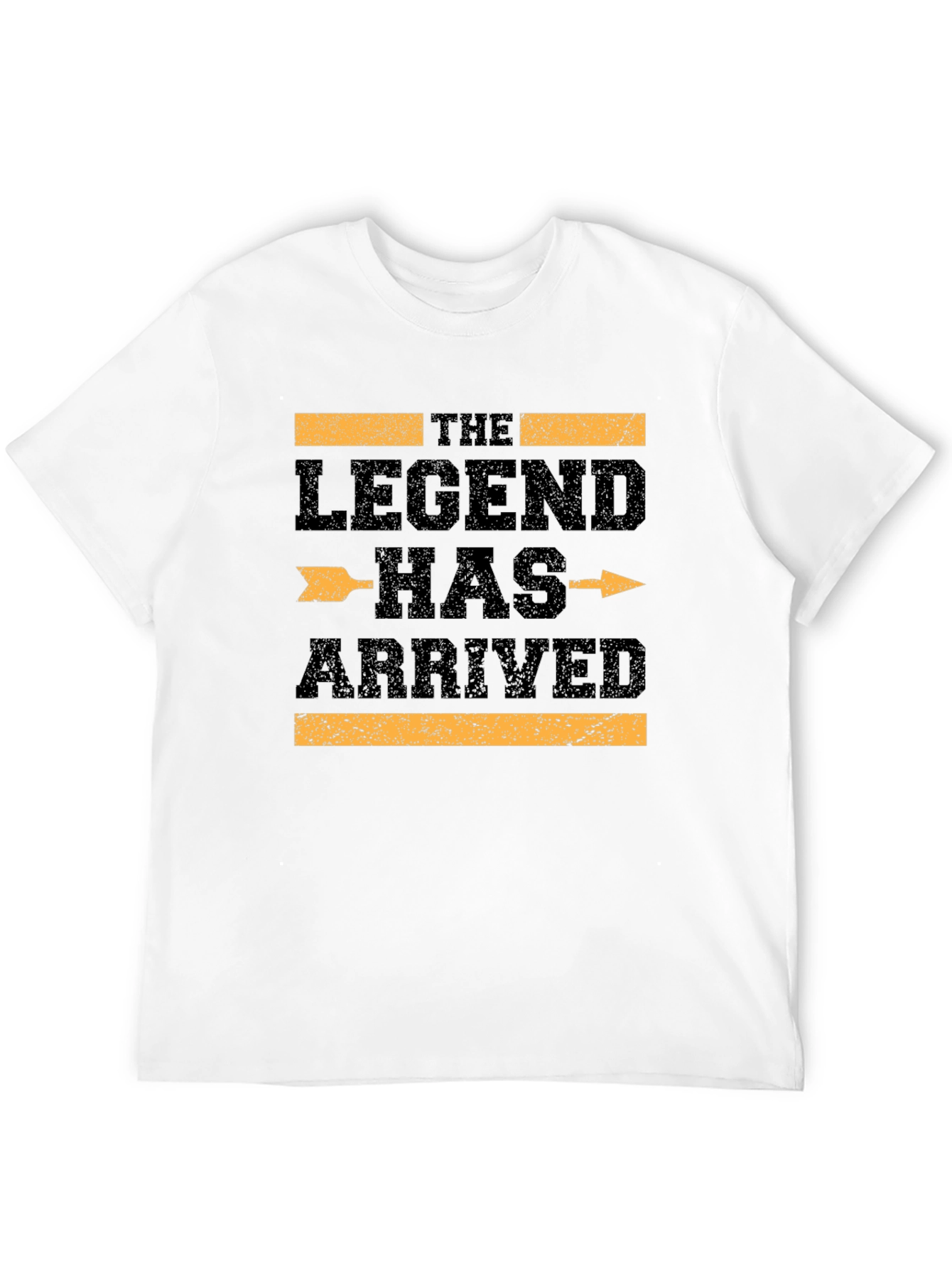 Black The Legend Has Arrived Black Graphic T-Shirt view 12