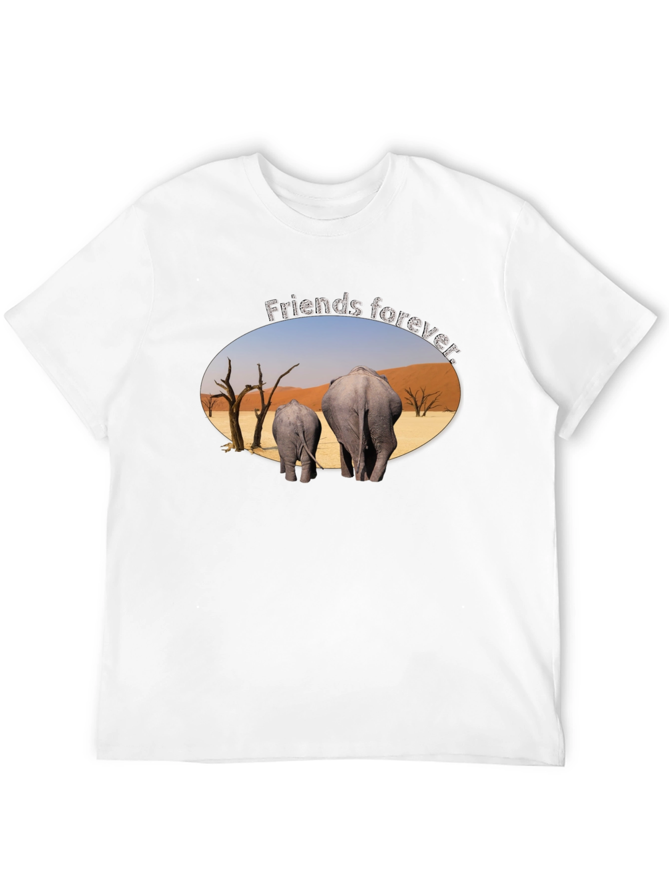Friends Forever Elephant Graphic T-Shirt - 12