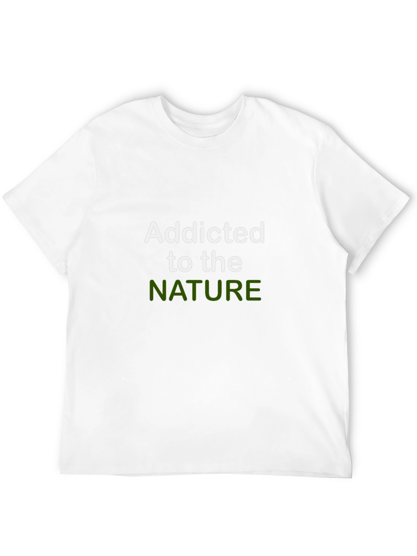Black Addicted to Nature Graphic Tee view 12