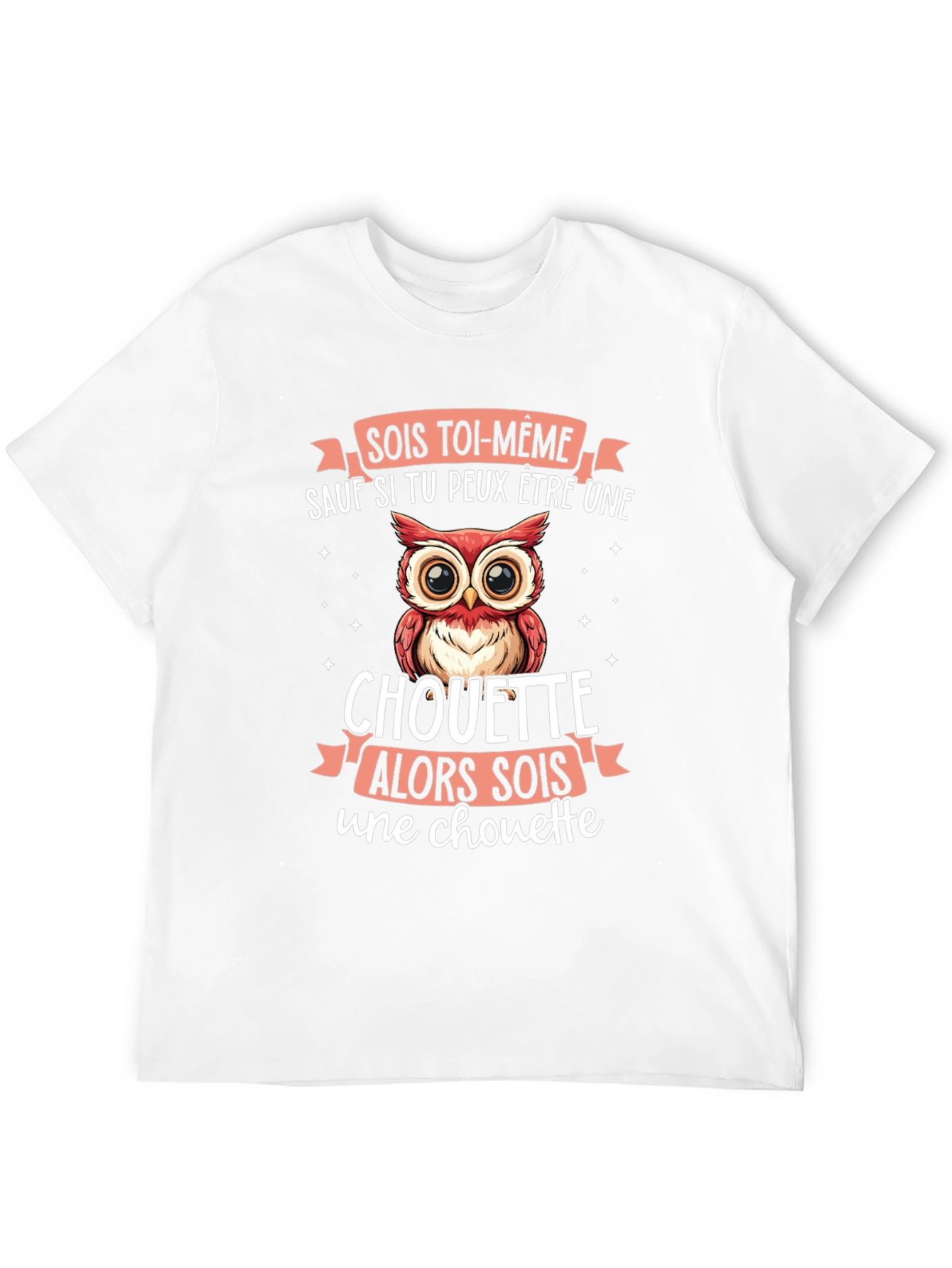 Black Funny Owl Graphic Tee - Be Yourself Unless... view 12