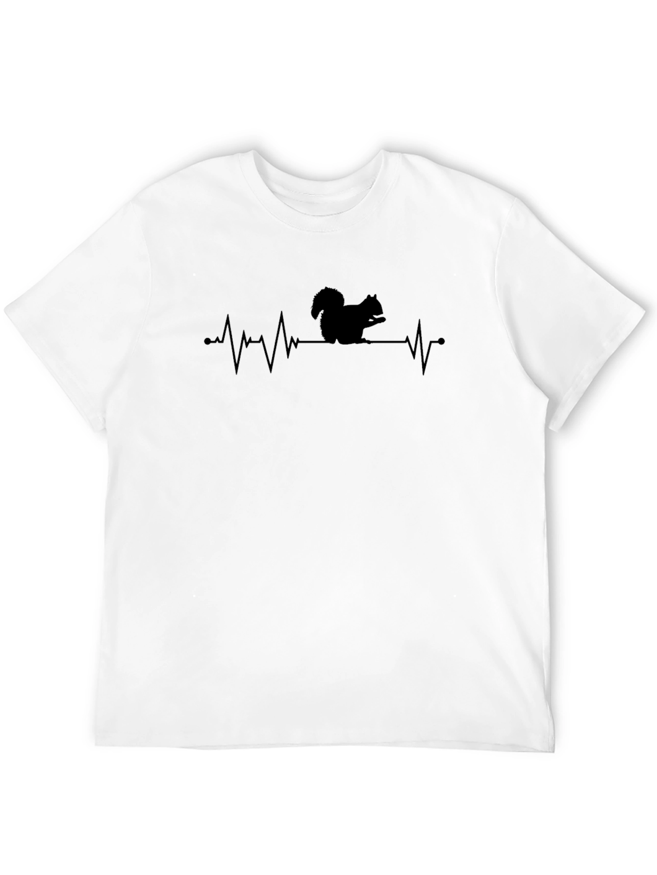 Black Squirrel Heartbeat T-Shirt - Funny Animal Lover Tee view 12