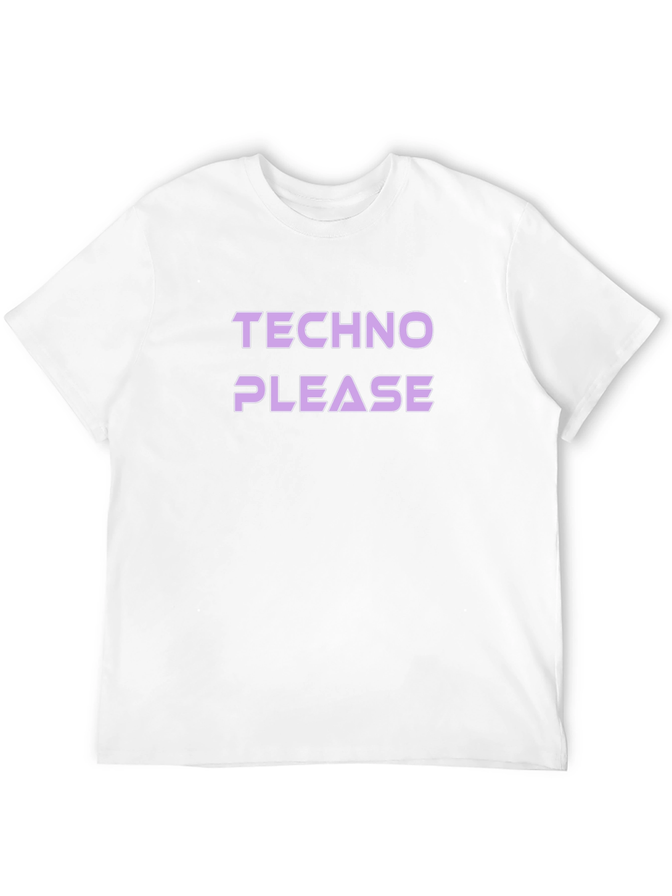 Black Techno Please Black T-Shirt view 12