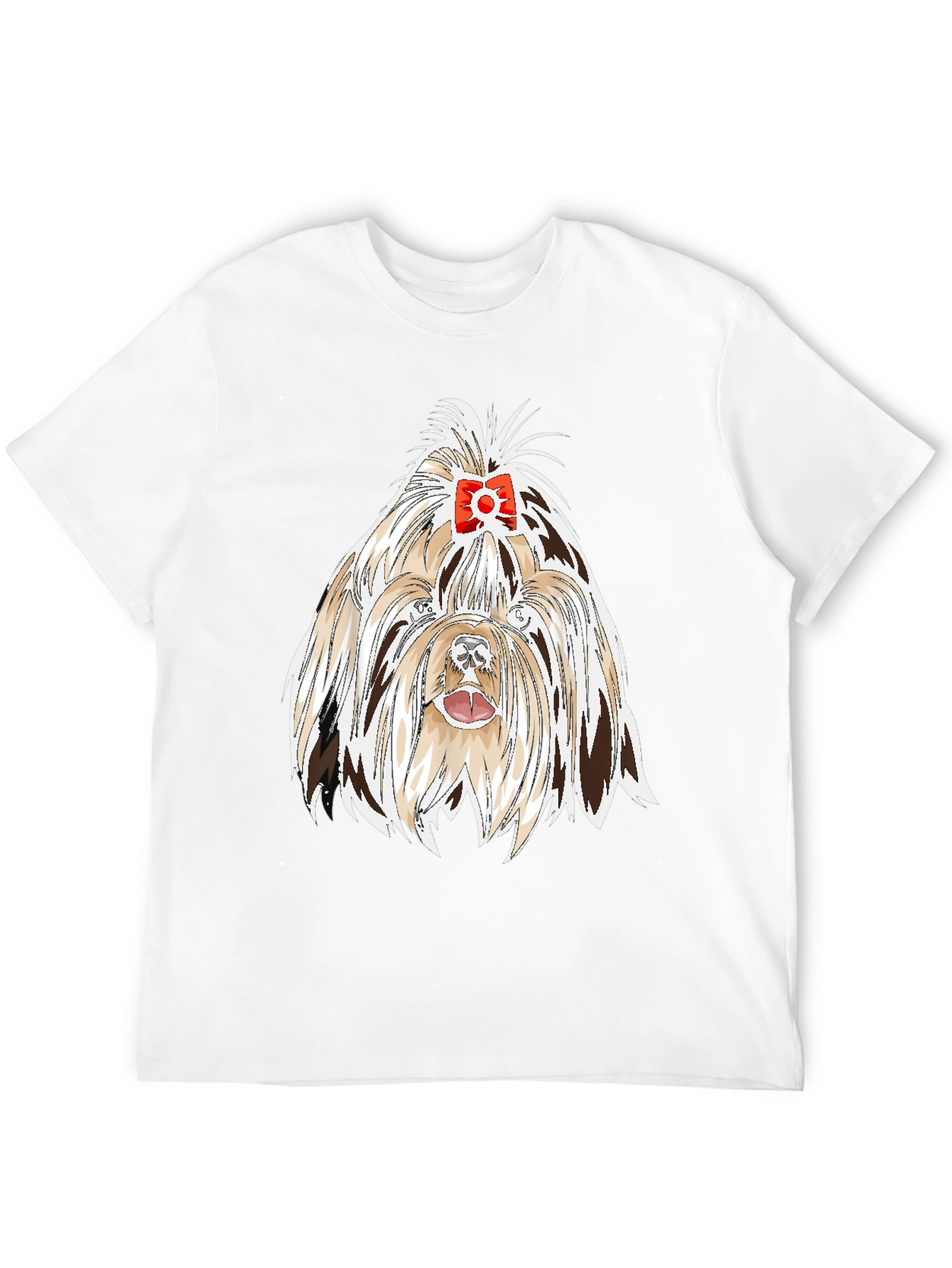 Black Dog Lover T-Shirt - Cute Shih Tzu Graphic Tee view 12
