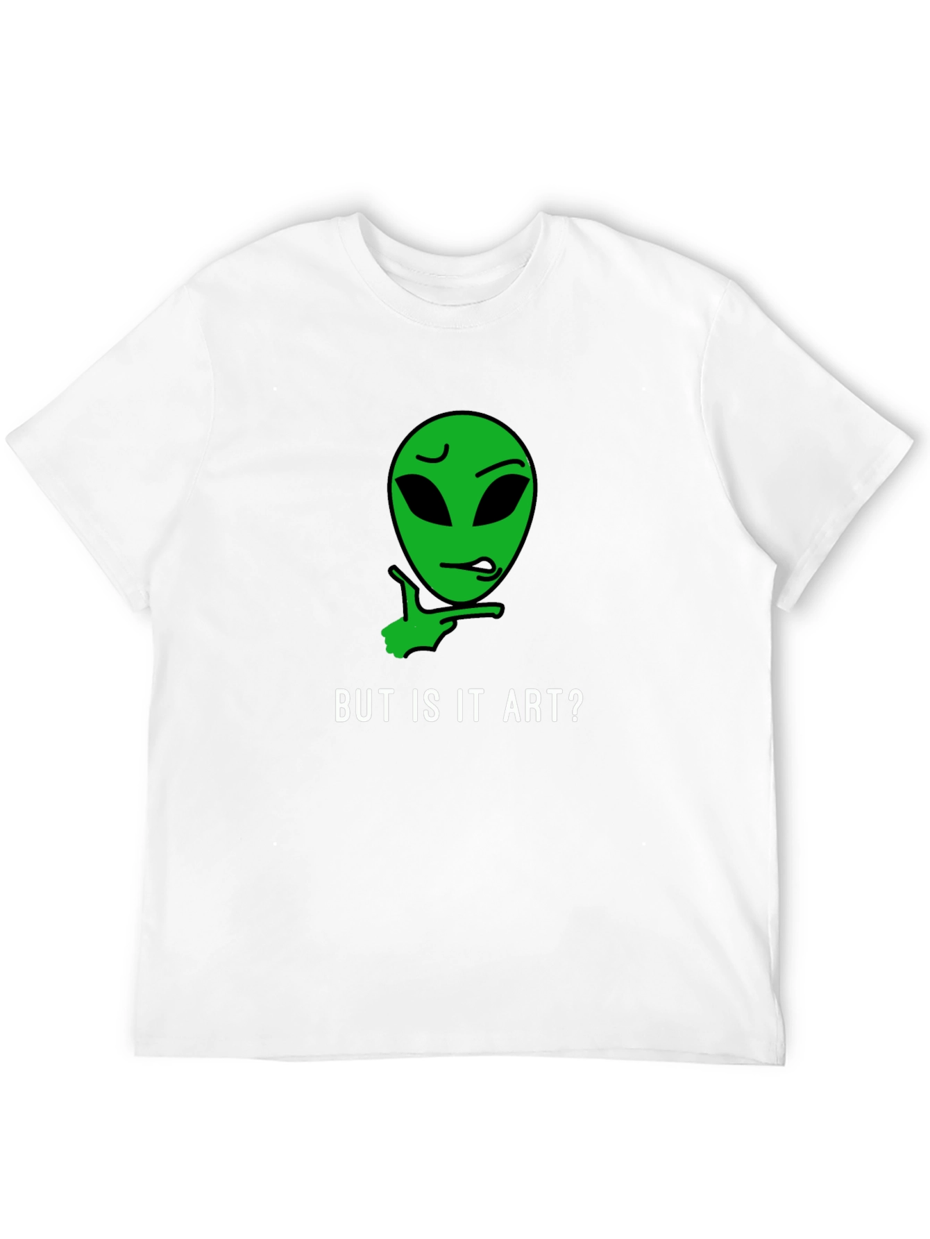 Black But Is It Art? Alien Graphic Tee - Black view 12