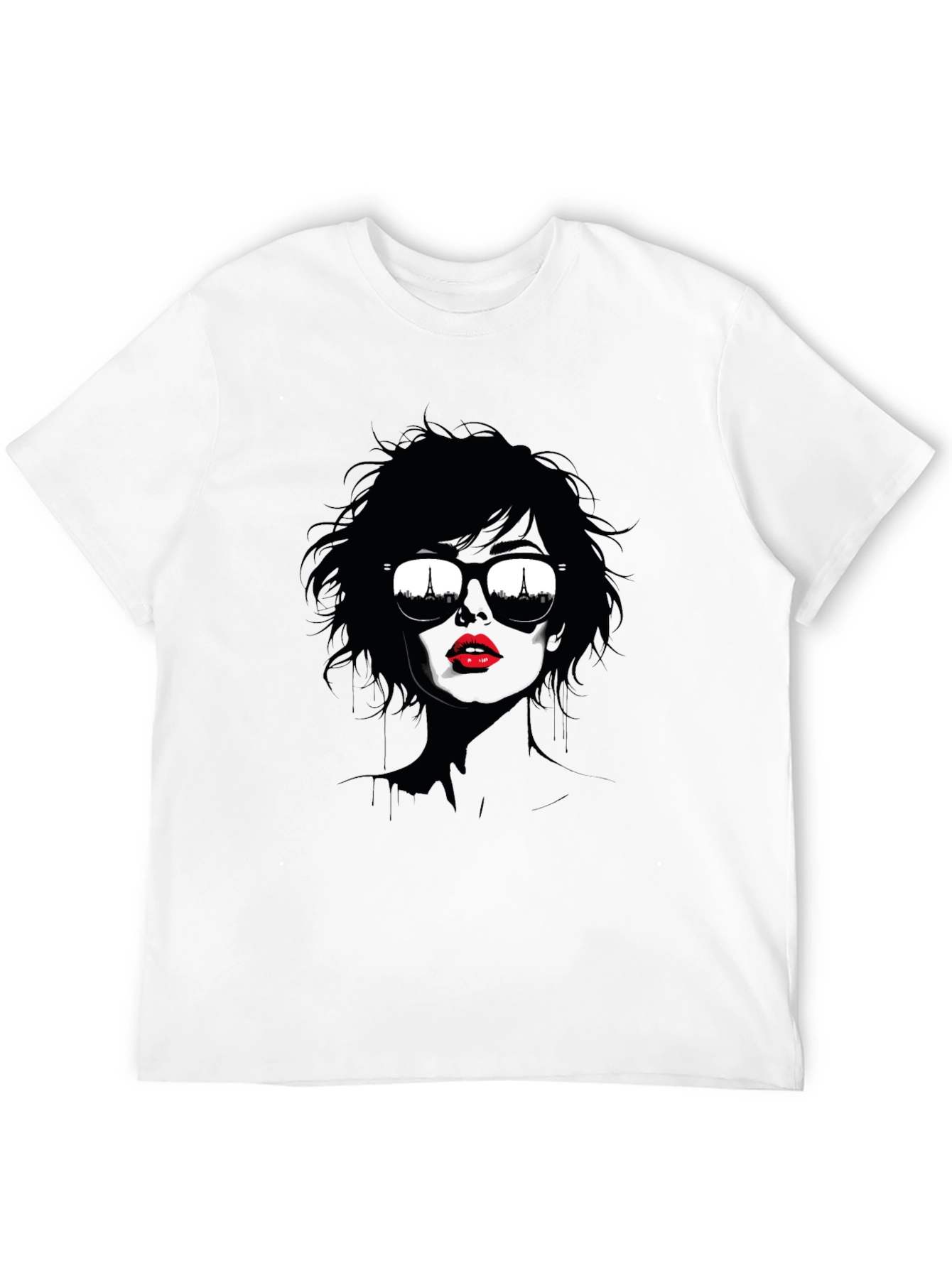 Parisian Chic Graphic Tee - 12