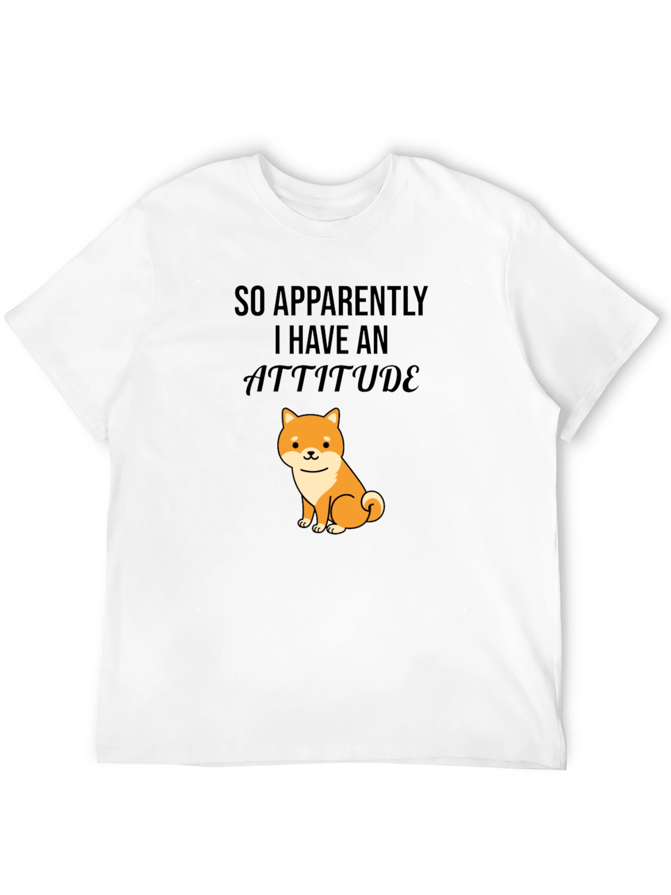 Black Attitude Shiba Inu Black T-Shirt view 12