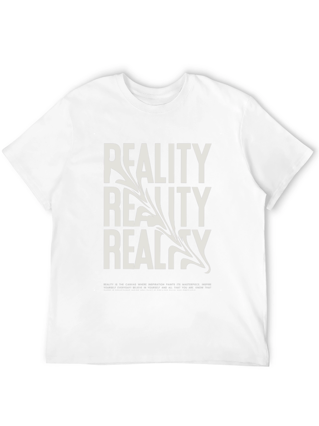 Black Reality Graphic Print Black T-Shirt view 12
