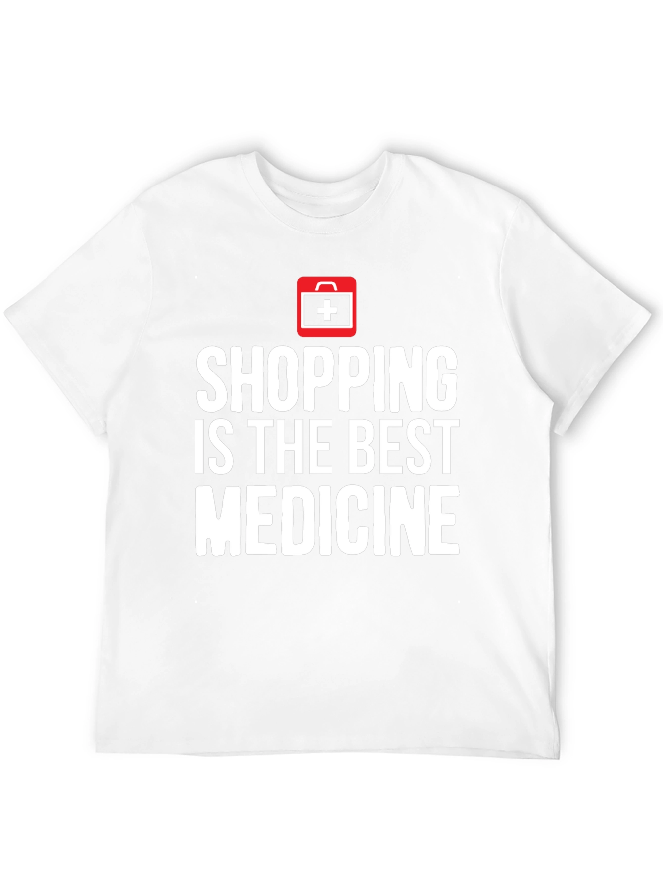 Black Shopping is the Best Medicine T-Shirt view 12