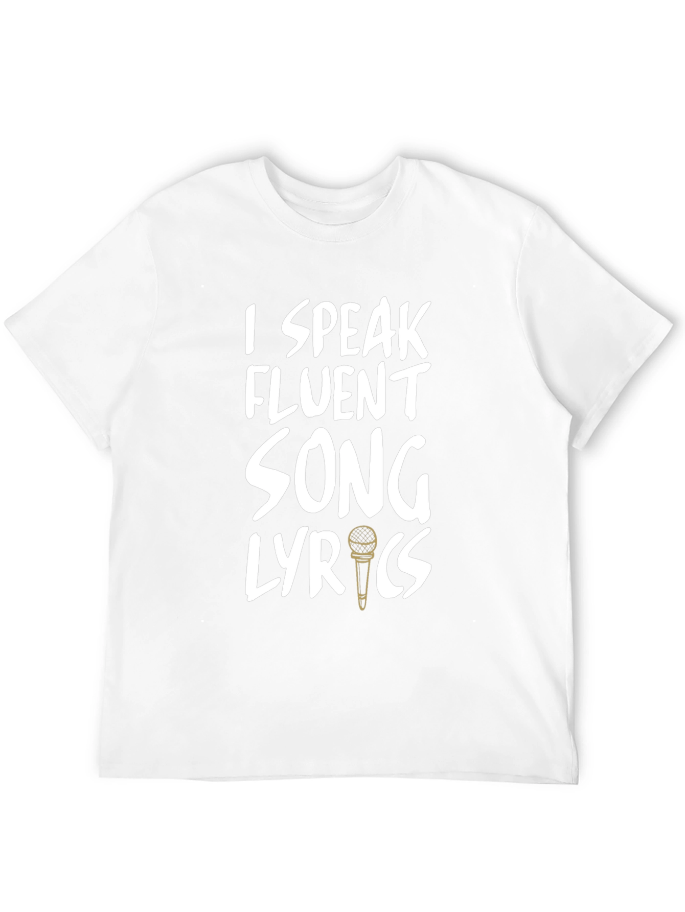 Black I Speak Fluent Song Lyrics Black T-Shirt view 12