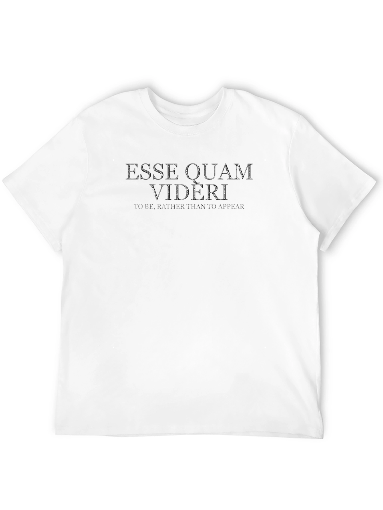 Black Esse Quam Videri Graphic T-Shirt view 12