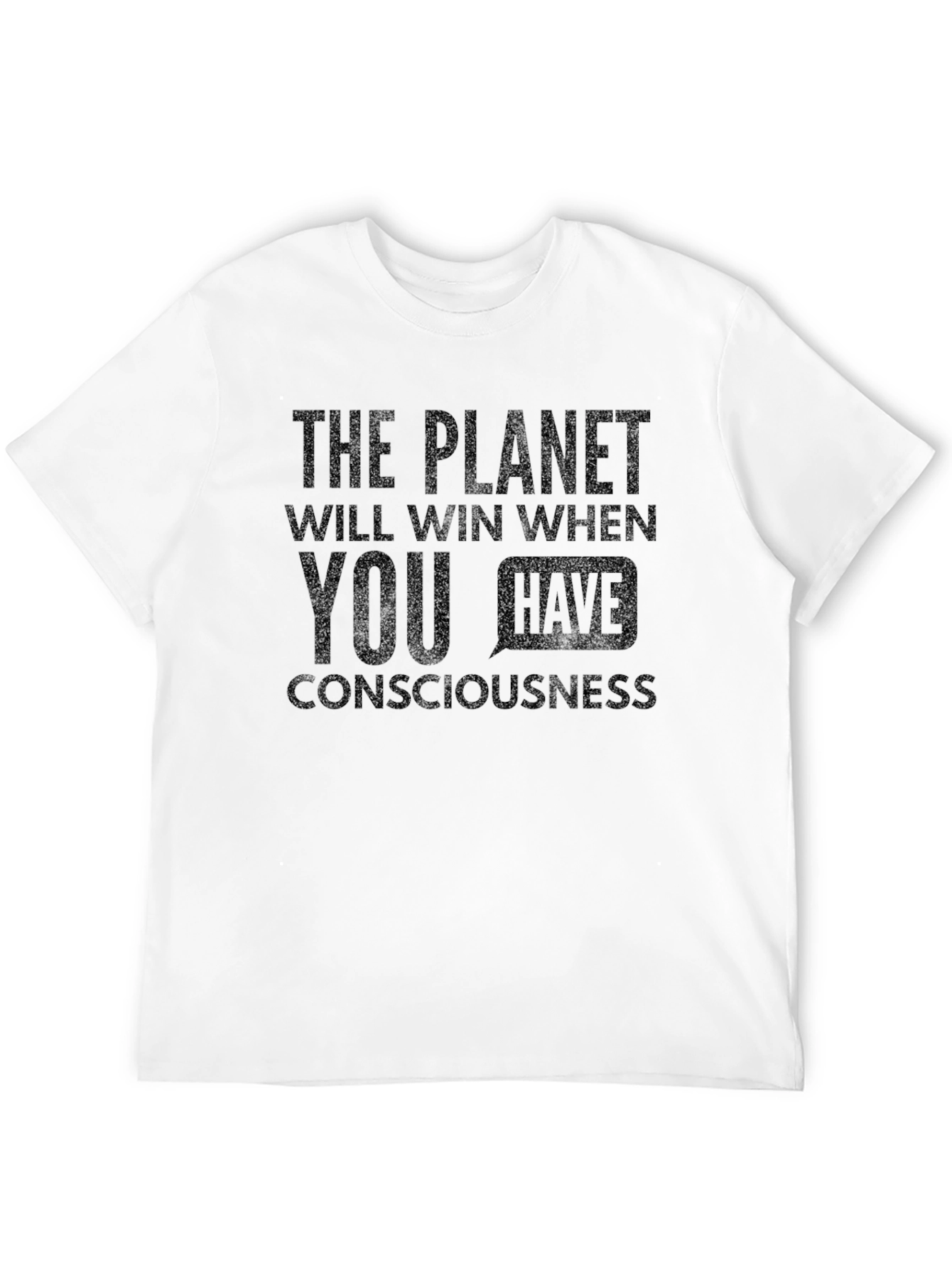 Black Consciousness Graphic Print T-Shirt - Black view 12