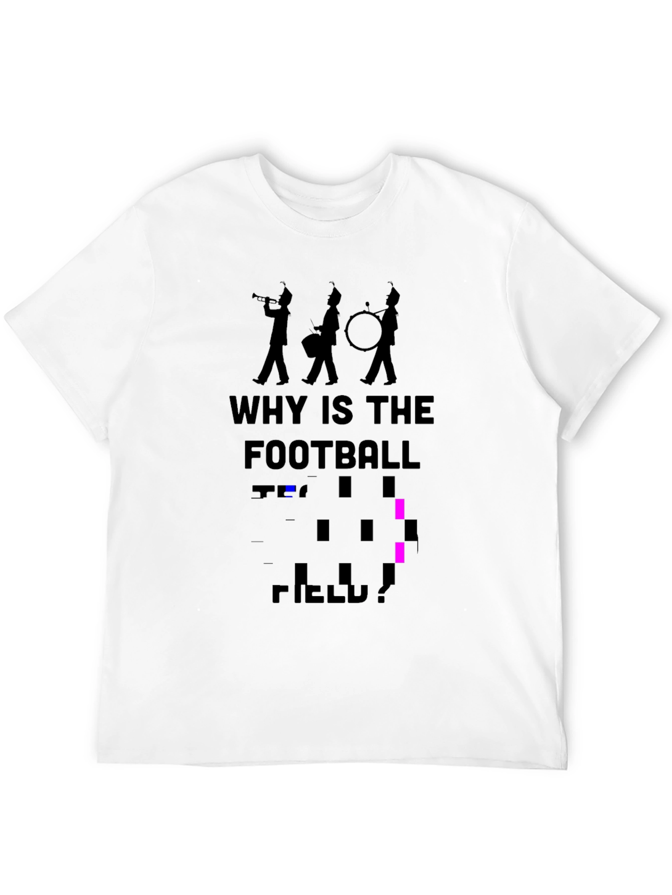 Black Marching Band T-Shirt - Why is the Football Team Here? view 12
