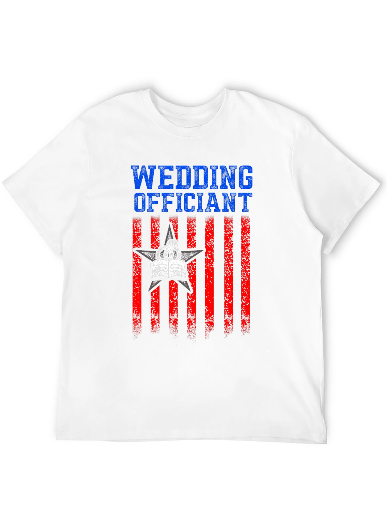 Black Wedding Officiant Graphic T-Shirt view 12