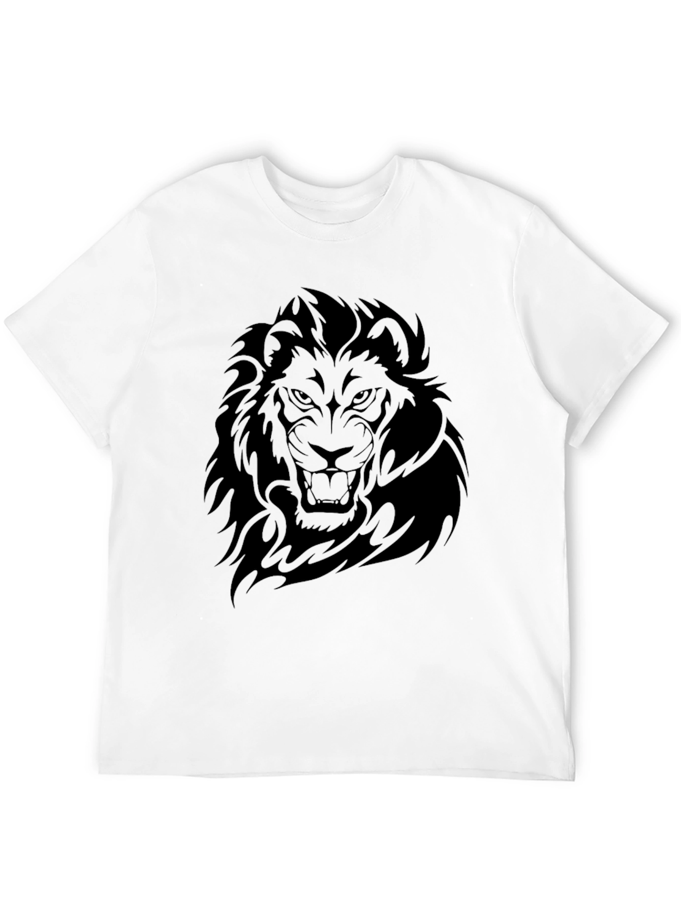 Black Black Lion Graphic Tee - Men's Fashion view 12