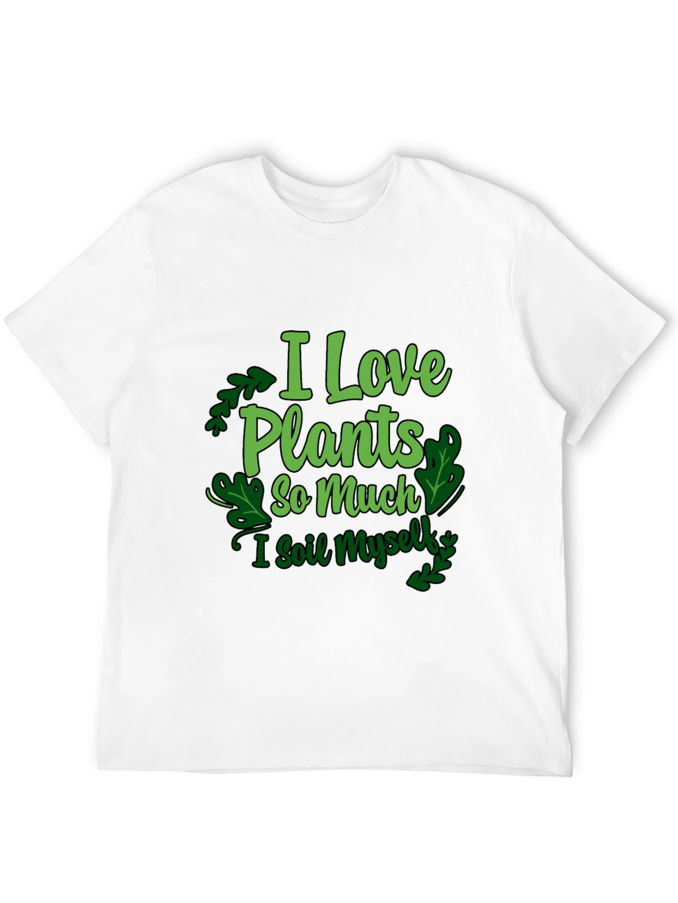 Black I Love Plants T-Shirt - Funny Gardening Tee view 12