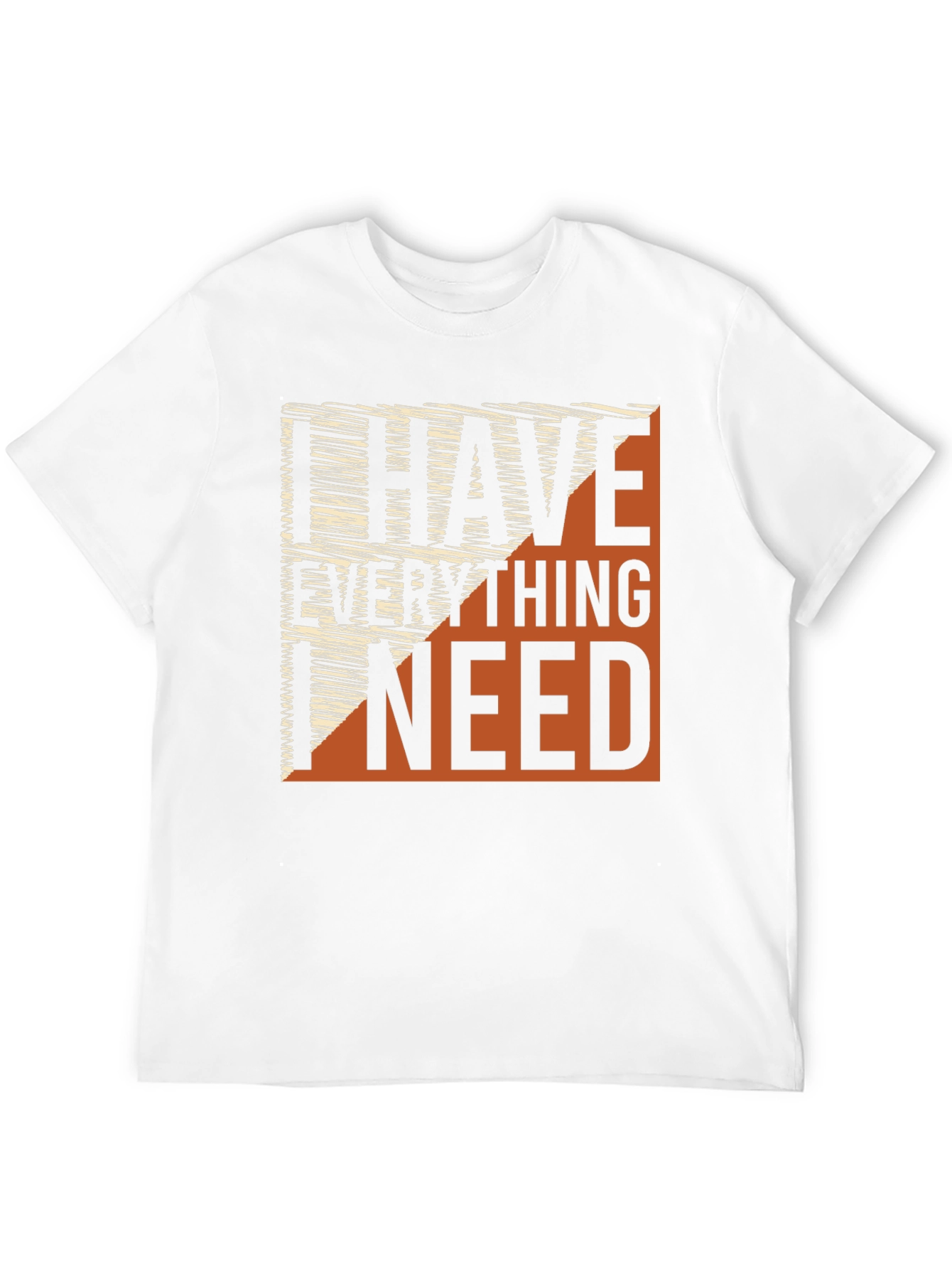 Black I Have Everything I Need Graphic Tee view 12