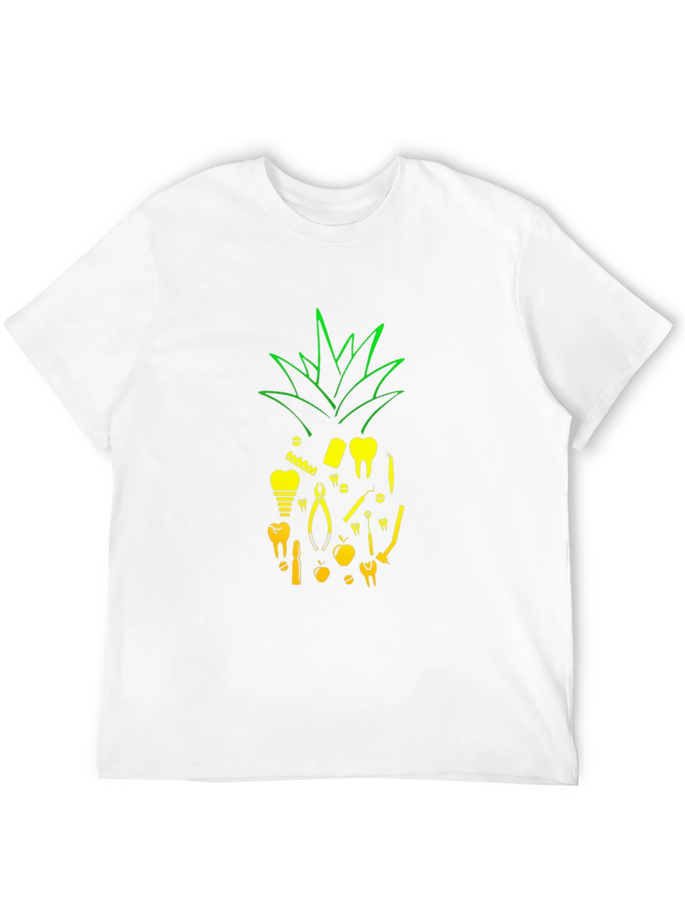 Black Dentist Pineapple T-Shirt view 12