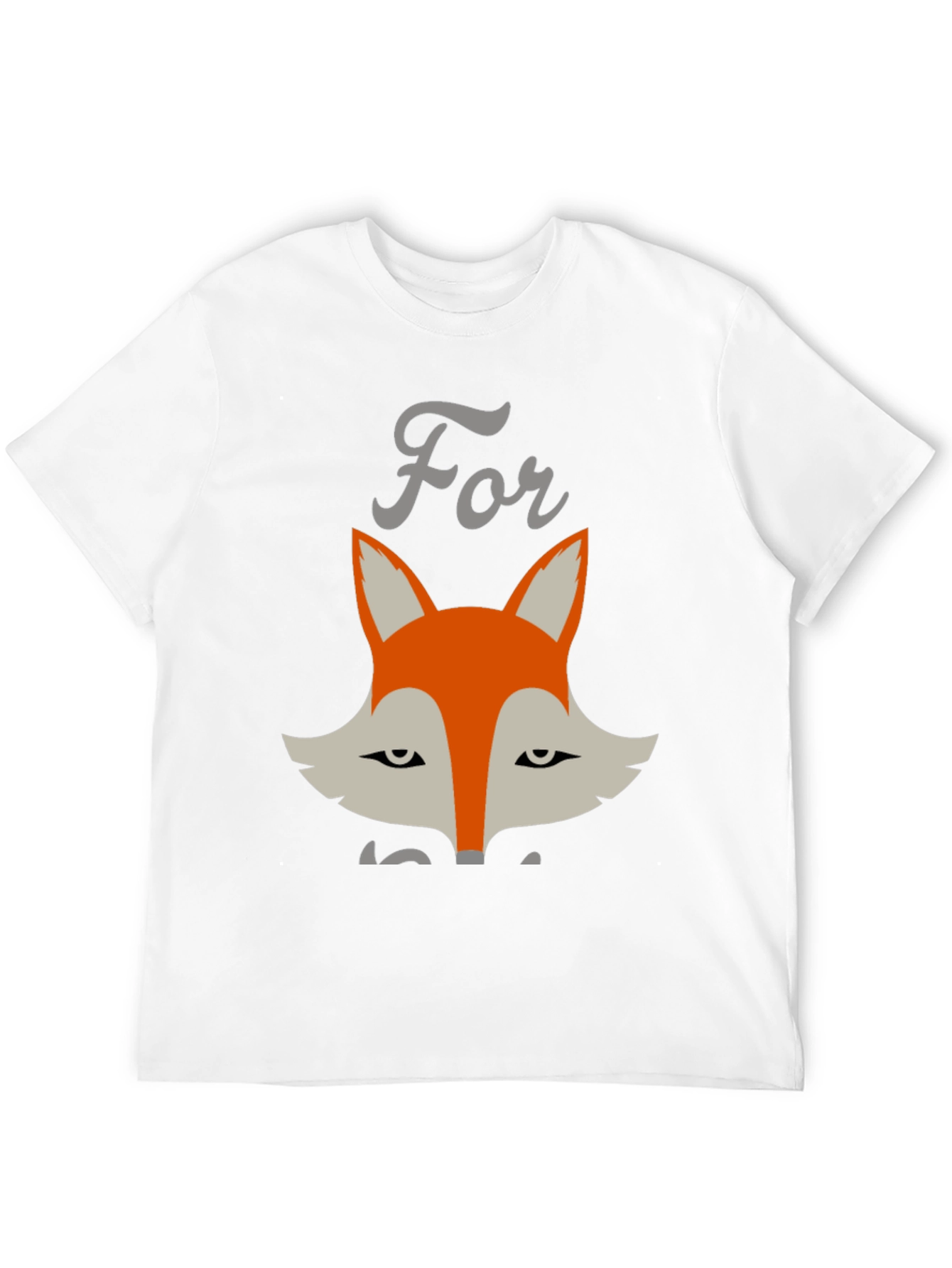 Black Funny Fox Graphic T-Shirt - Unisex Cotton Tee view 12