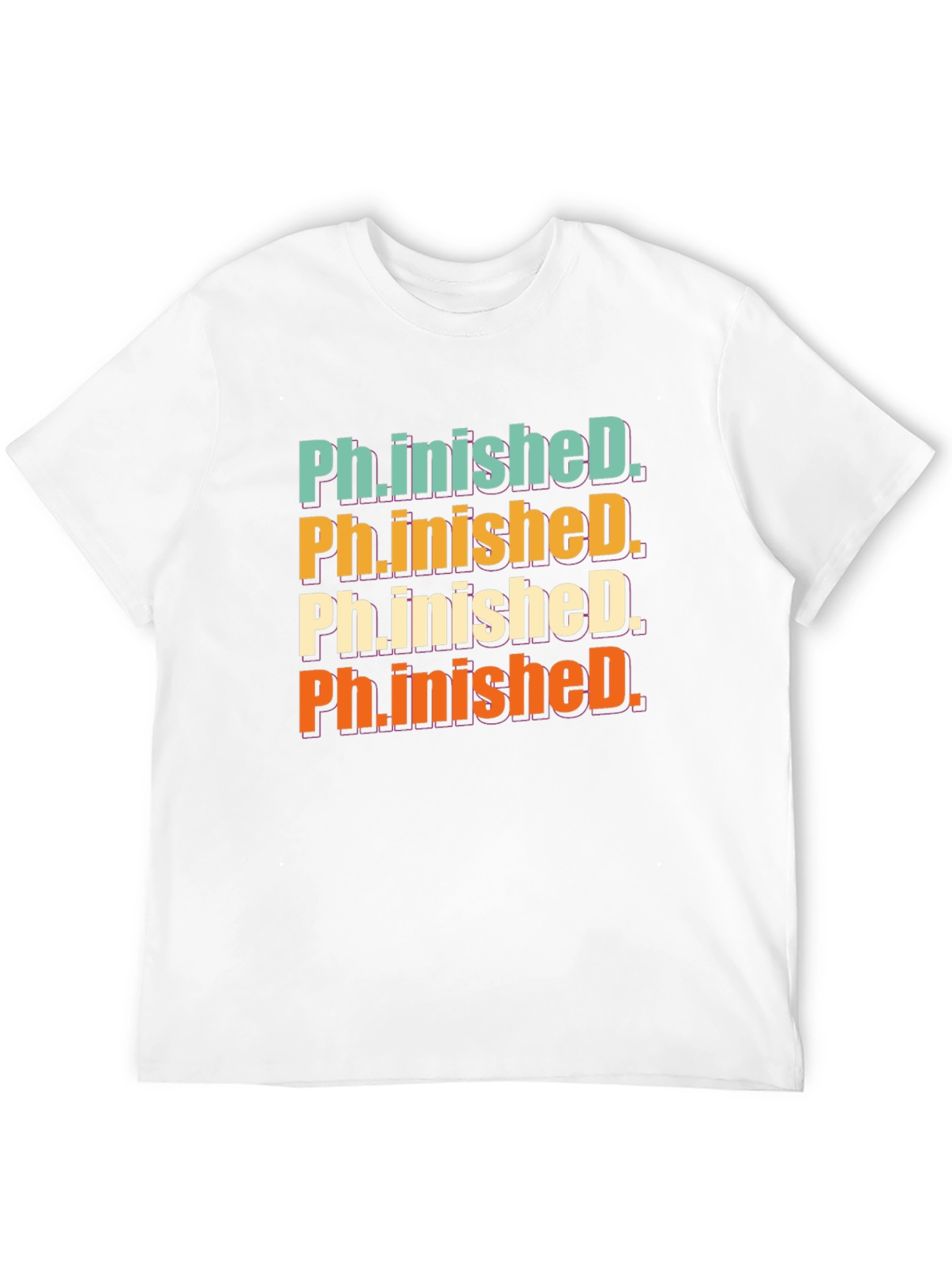 Black Ph.inished. Graphic T-Shirt - Graduation Gift view 12