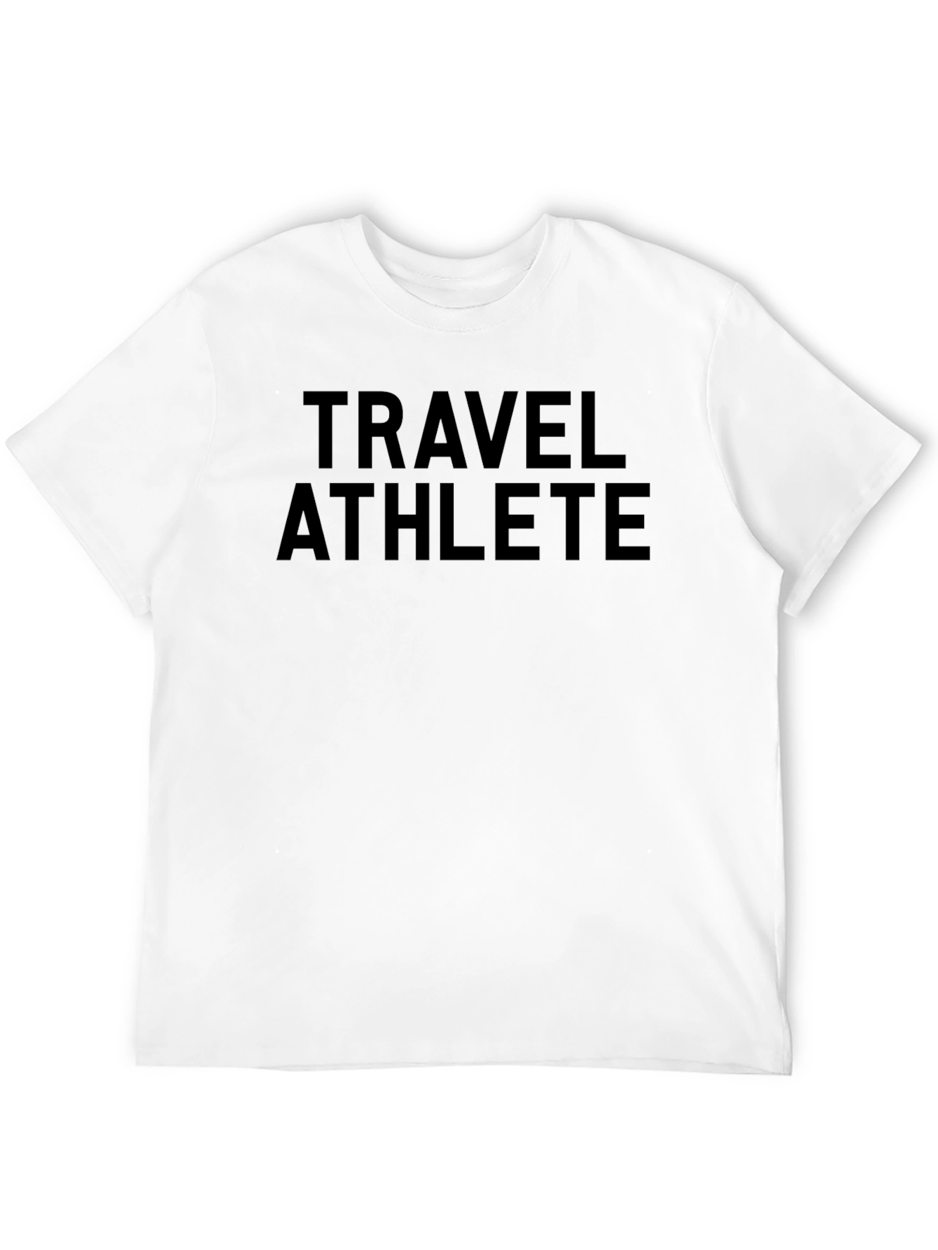 Black Travel Athlete Black Graphic T-Shirt view 12