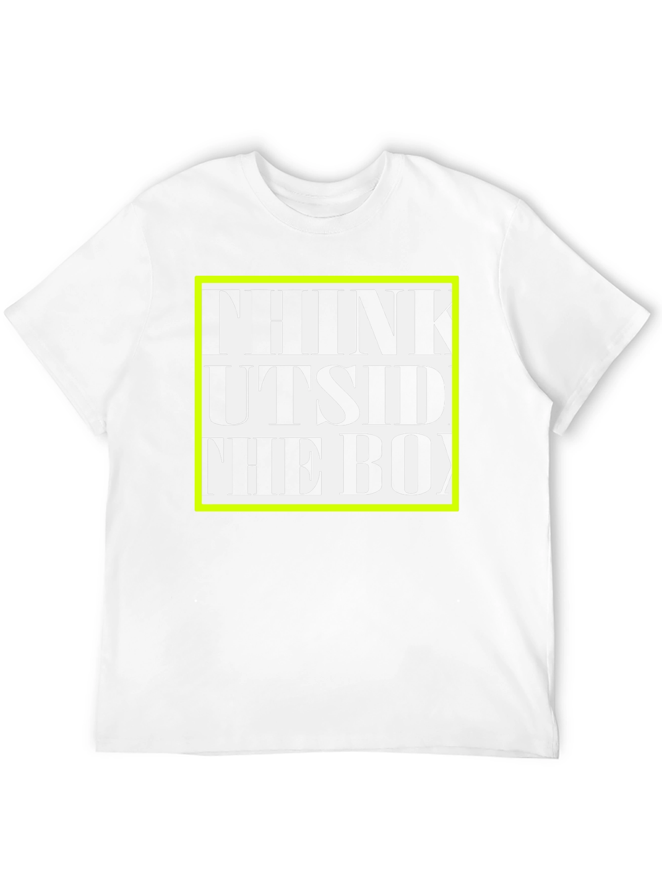 Black Think Outside the Box Graphic Tee view 12