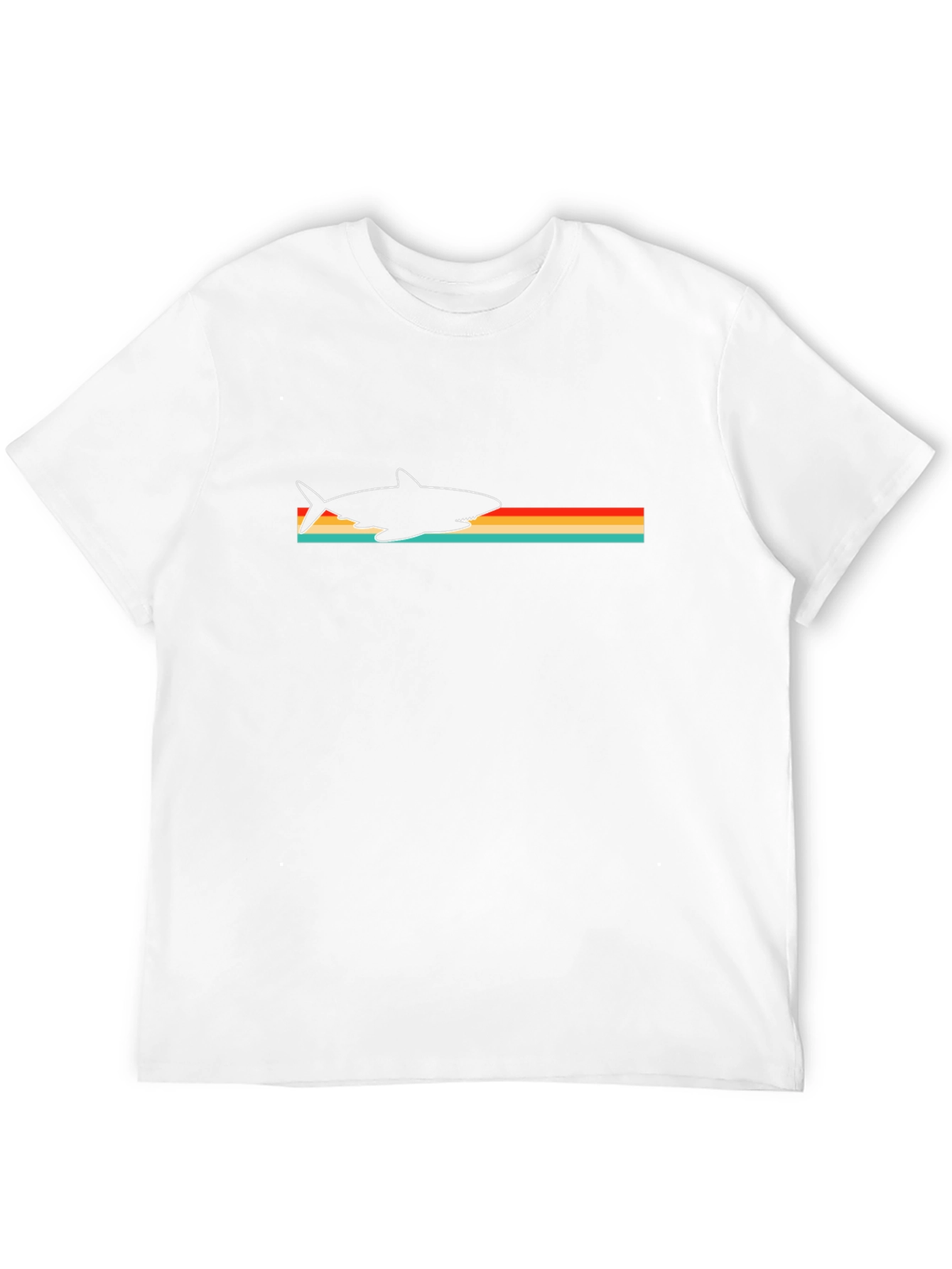 Black Retro Shark Graphic T-Shirt - Vintage Style Tee view 12