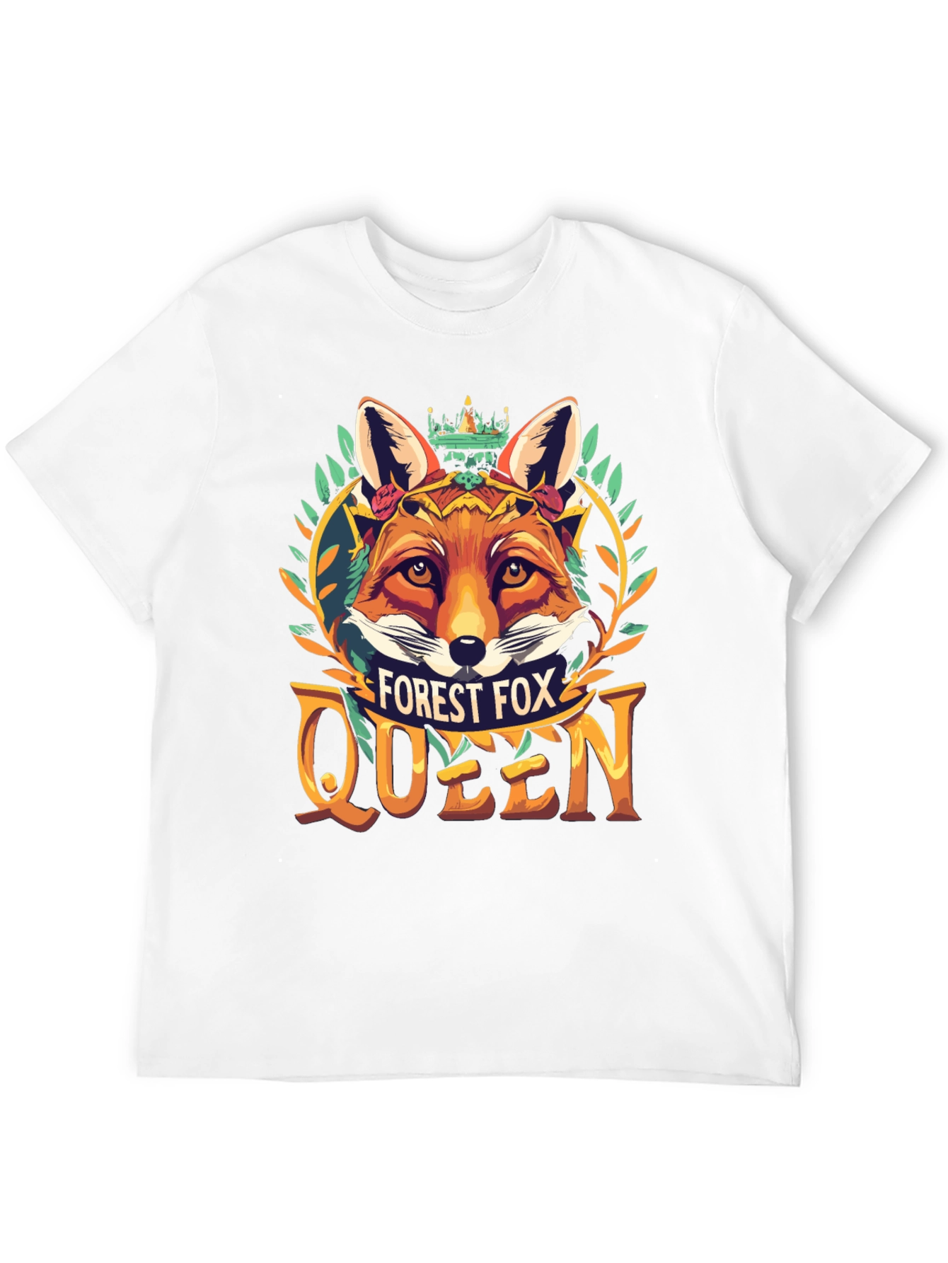 Black Forest Fox Queen Graphic Tee view 12