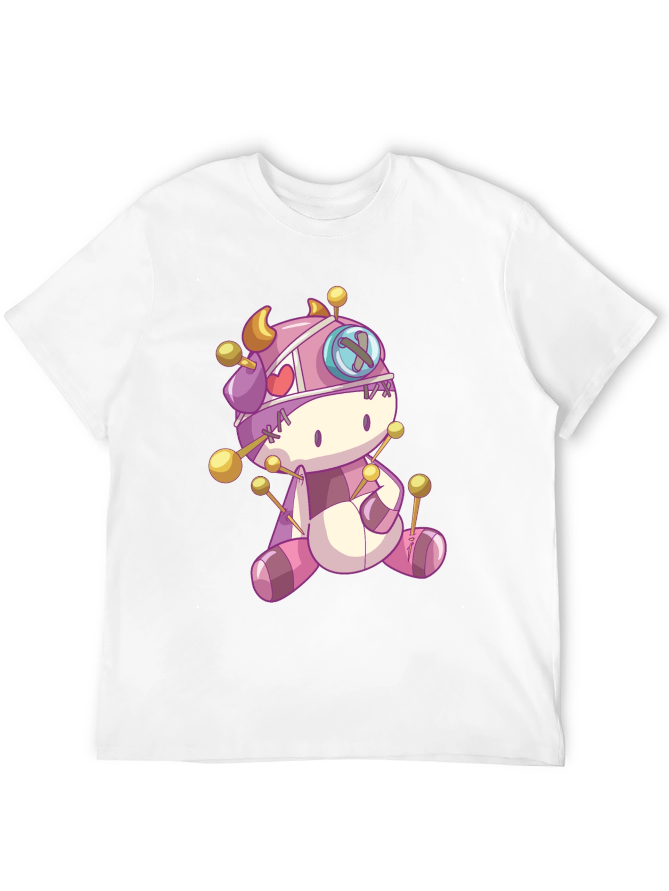 Black Voodoo Doll Graphic Tee - Unique Design, Soft Cotton view 12