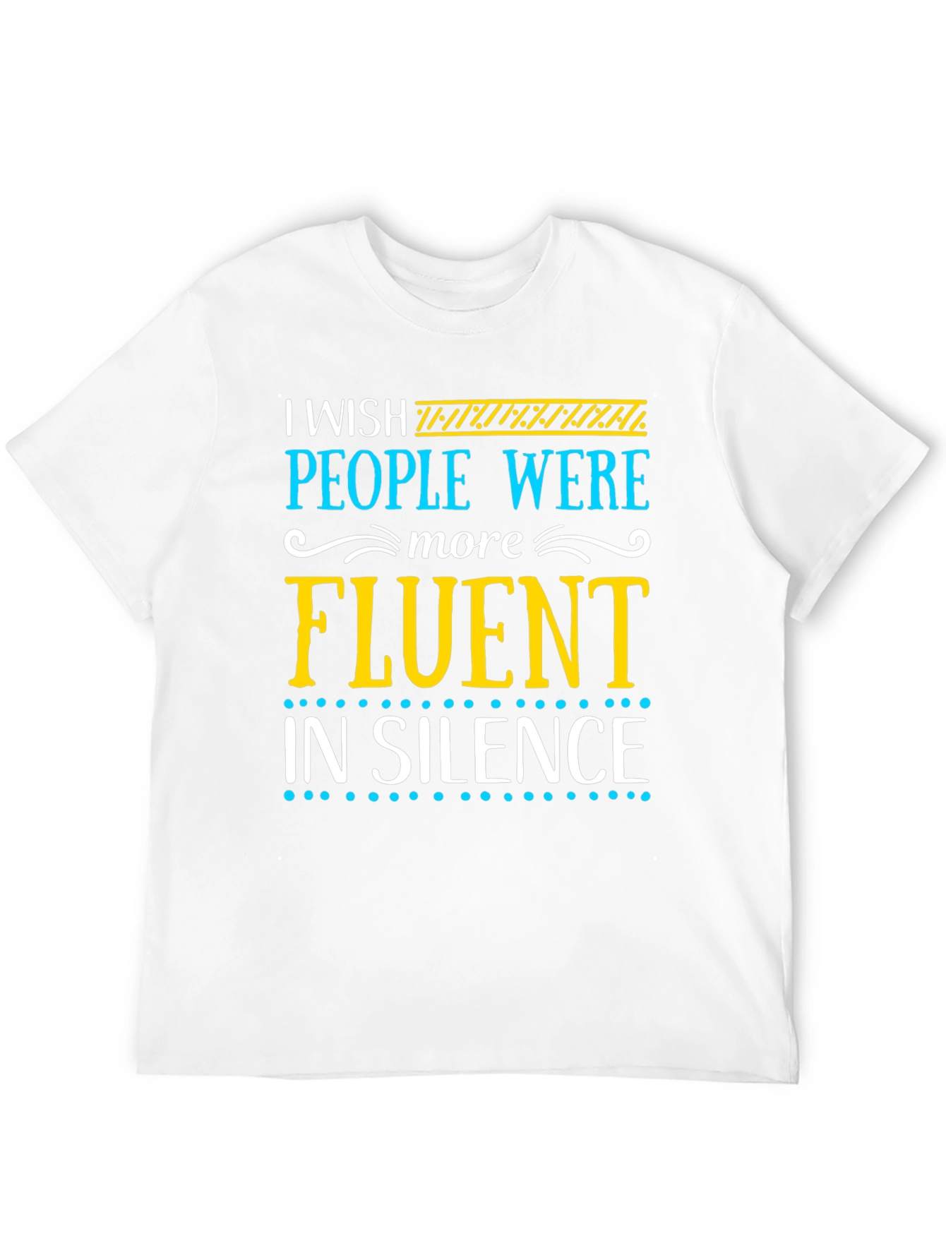Black Fluent In Silence Graphic T-Shirt view 12