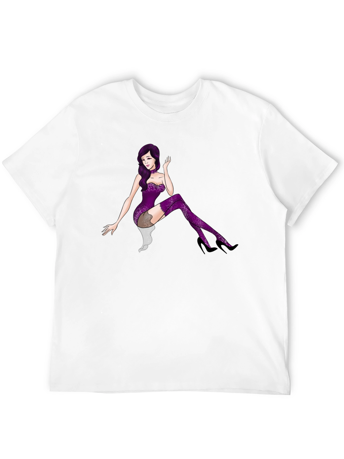 Black Purple Diva T-Shirt view 12