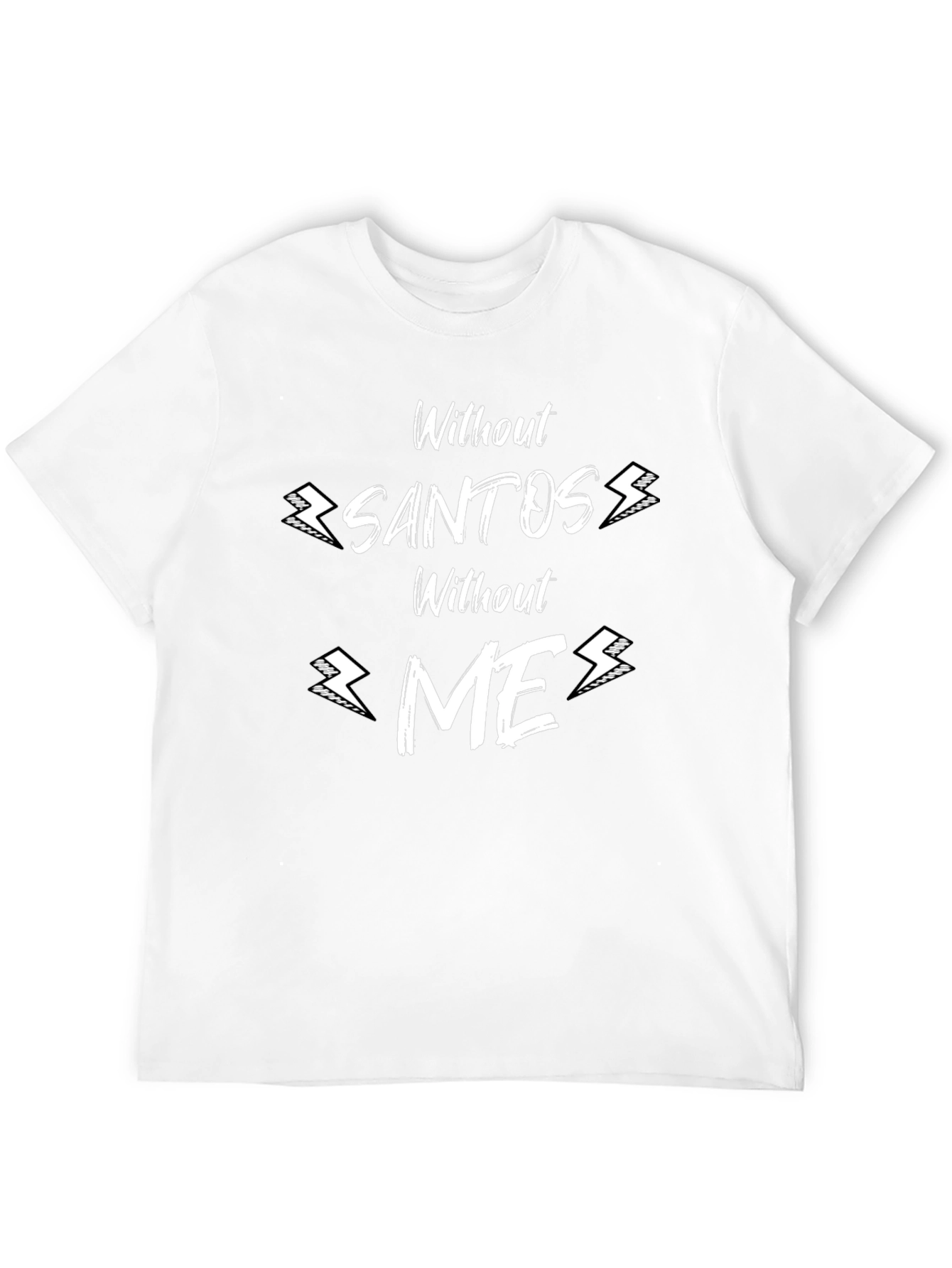 Black Without Santos Without Me Graphic Tee view 12