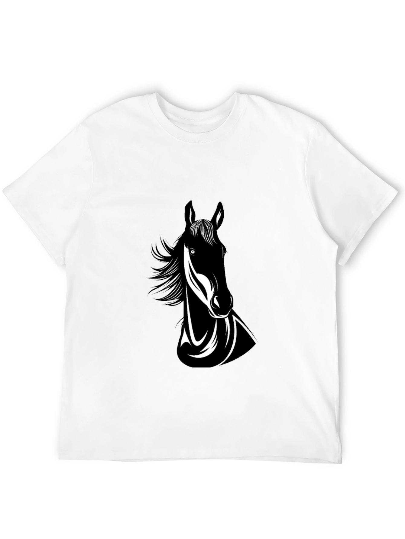 Black Black Horse Graphic Tee - Men's Crew Neck view 12