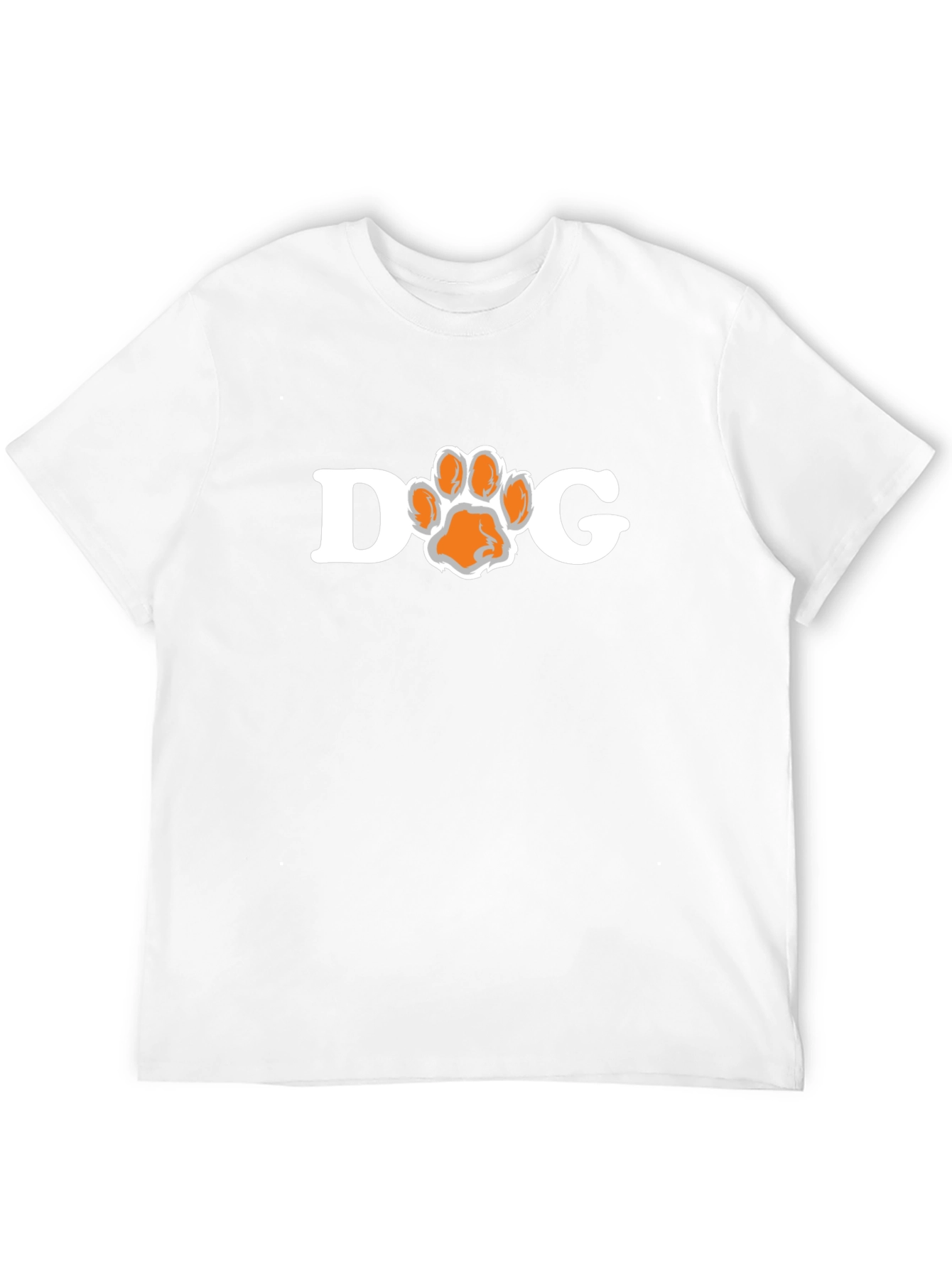 Black Dog Paw Print T-Shirt - Black view 12