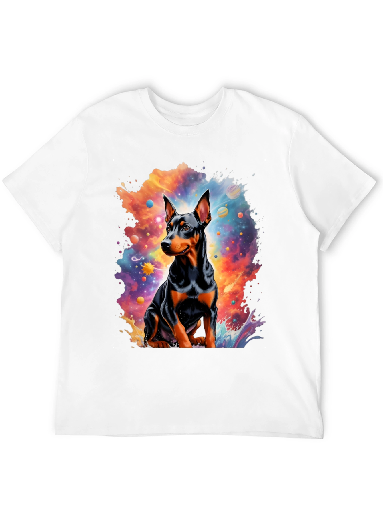 Black Dog Universe Graphic Tee - Men's Black T-Shirt view 12