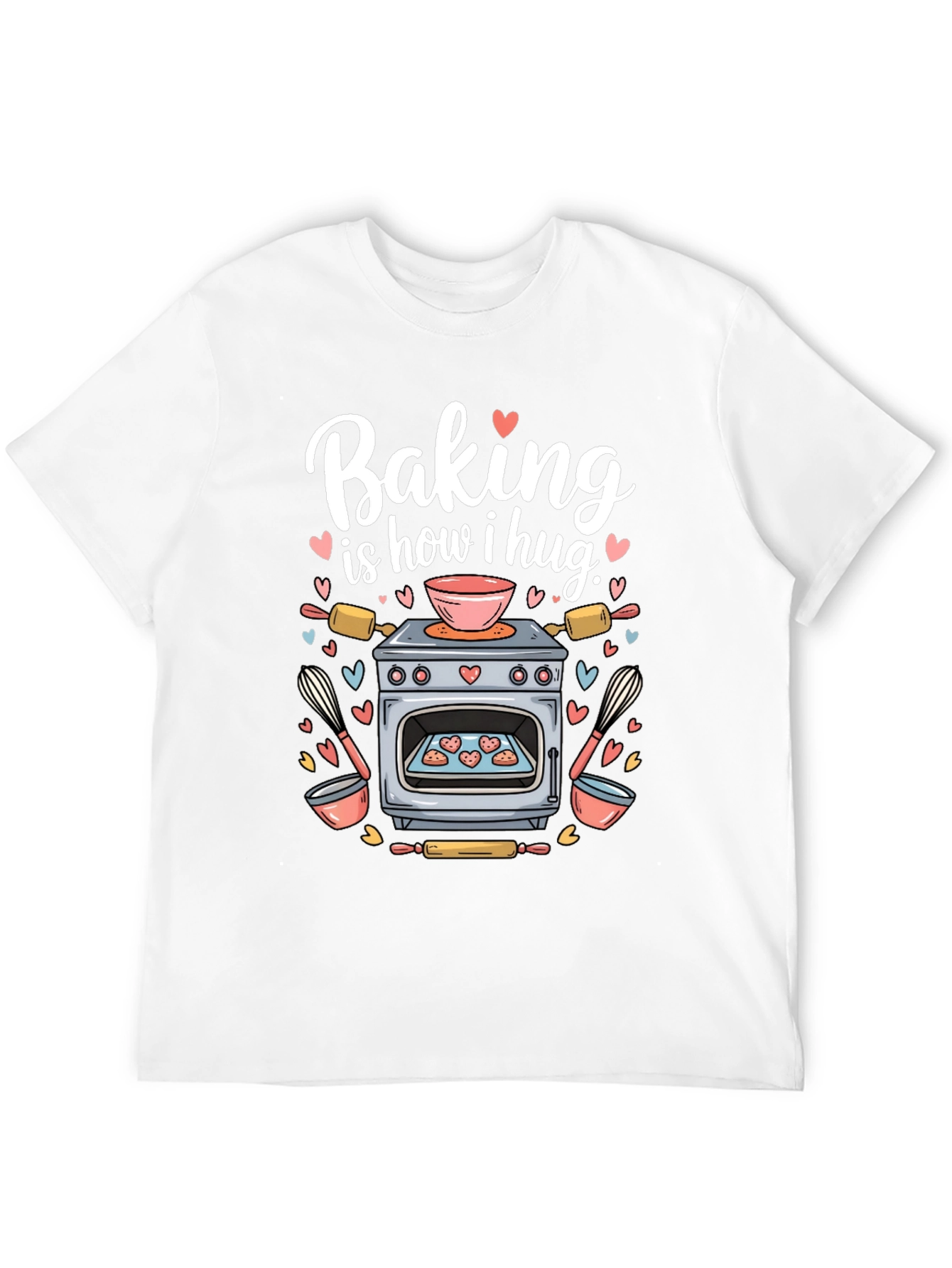 Black Baking Is How I Hug T-Shirt view 12