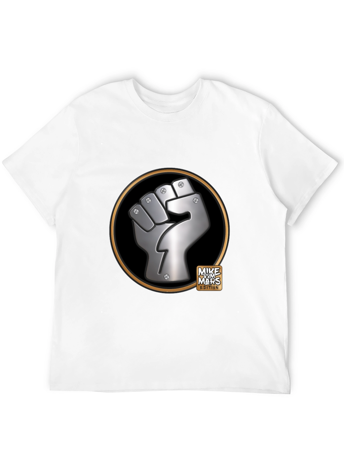 Black Mike From Mars Edition Fist Graphic Black Tee view 12