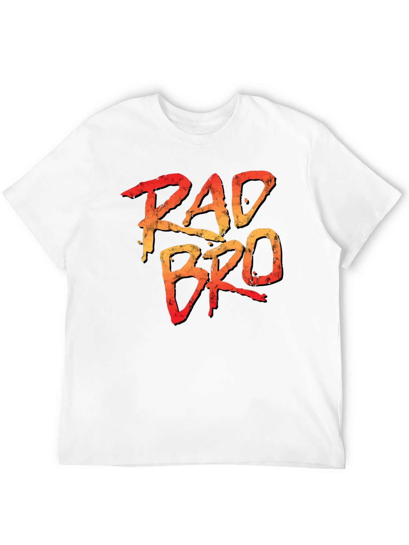 Black Rad Bro Graphic Tee - Cool Retro Style view 12