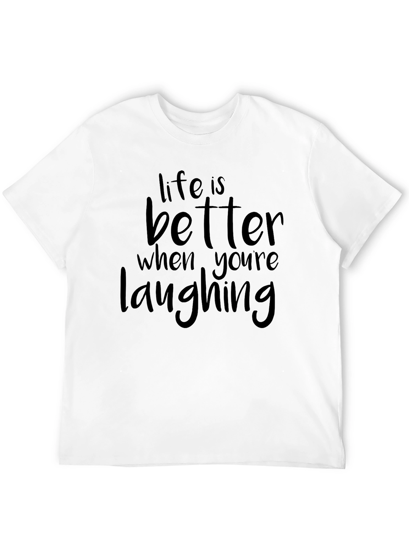 Black Life is Better When You're Laughing Graphic Tee view 12