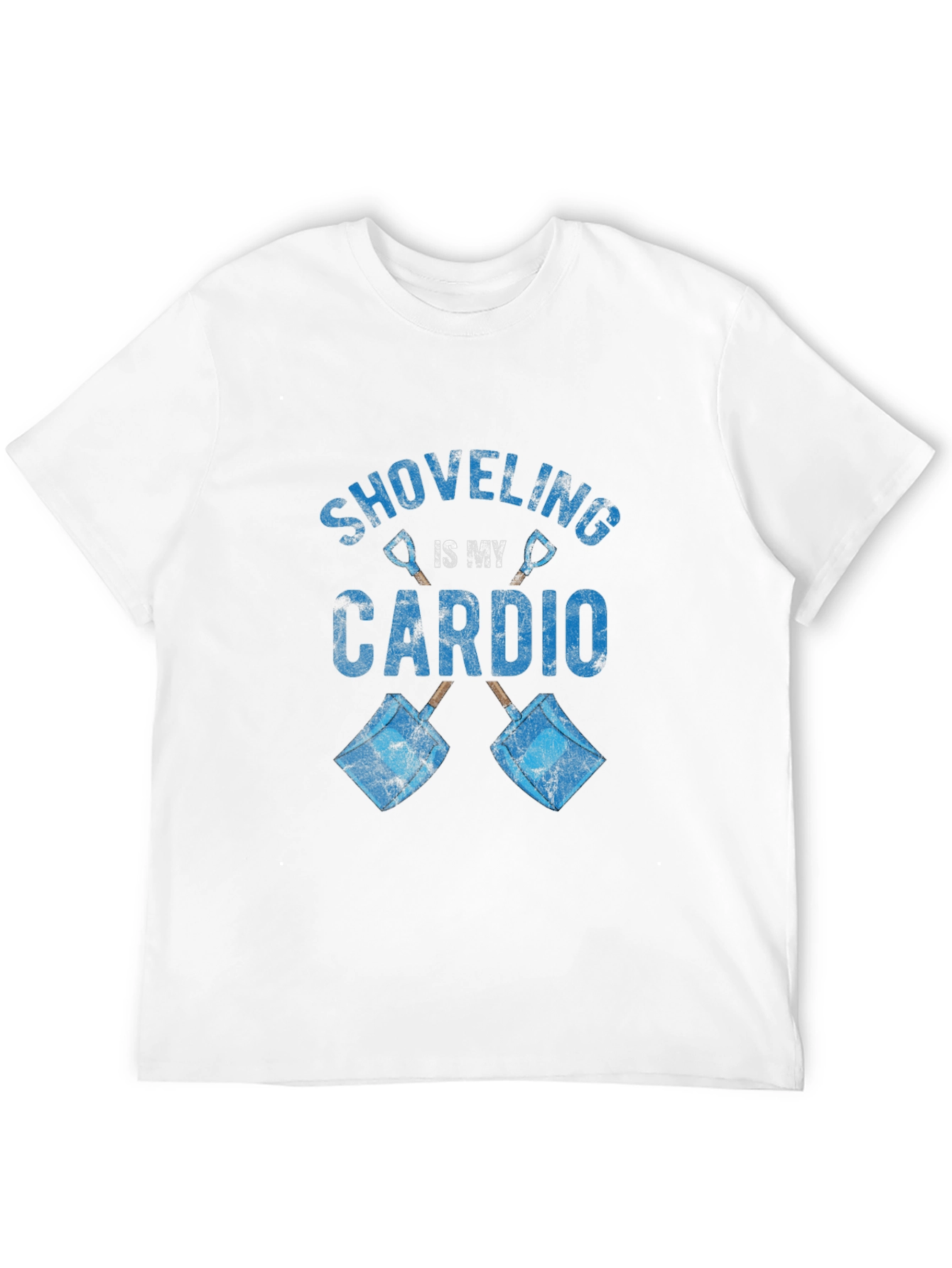 Black Shoveling is My Cardio Graphic Tee - Black view 12