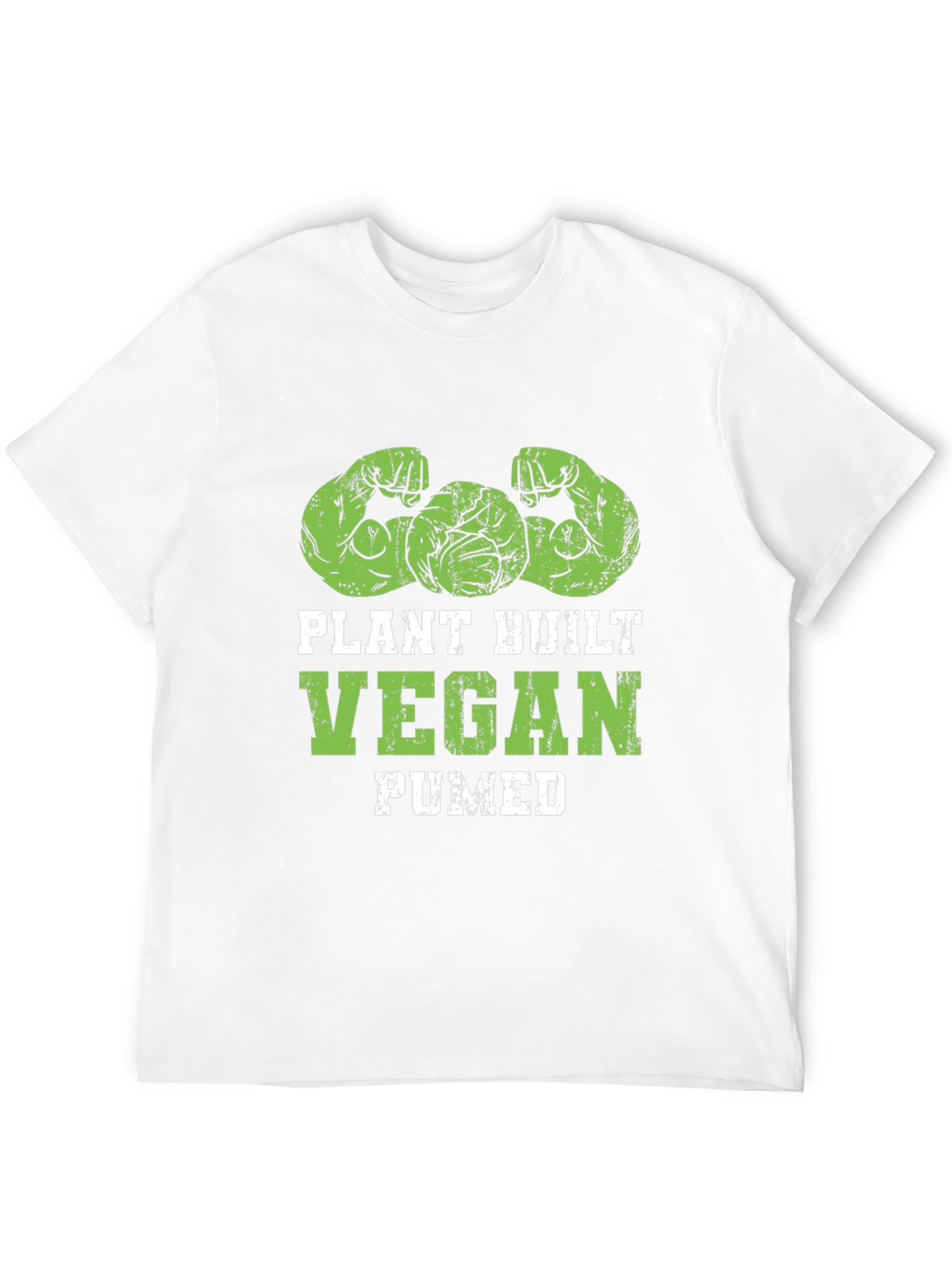 Black Plant Built Vegan Pumped Black T-Shirt view 12
