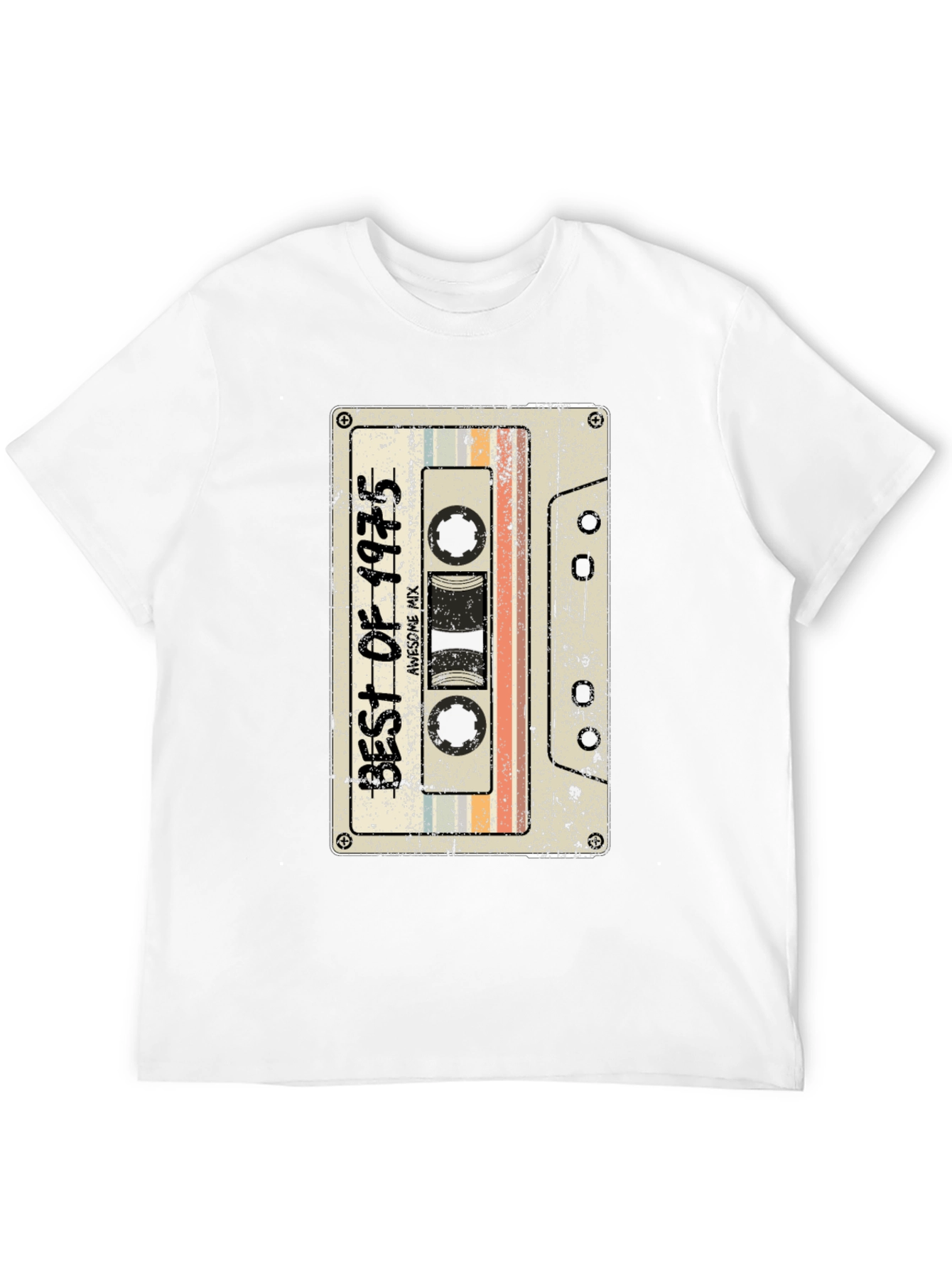 Black Best of 1975 Cassette Tape Graphic Tee view 12