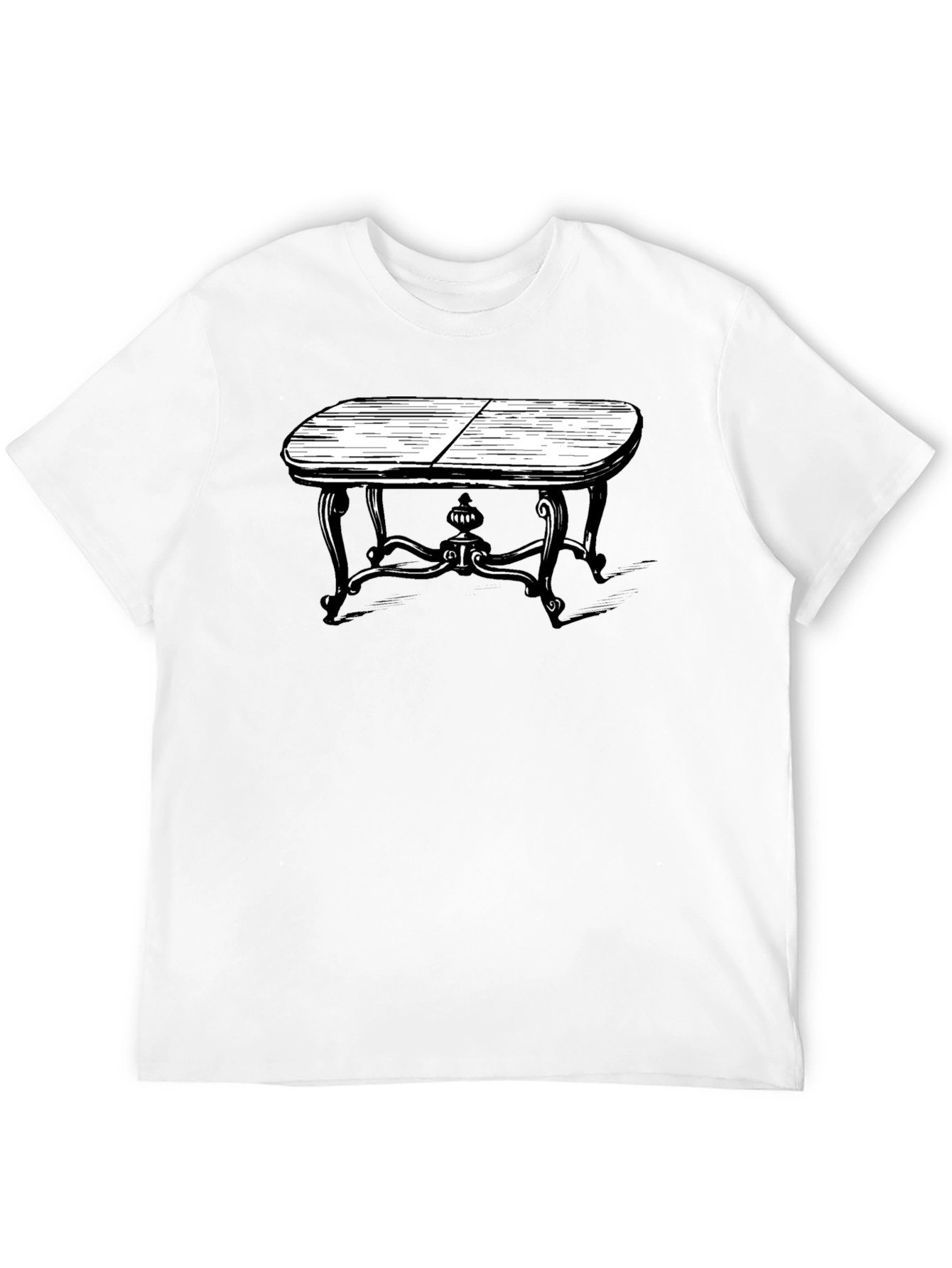 Black Retro Table Graphic Tee - Classic Black view 12