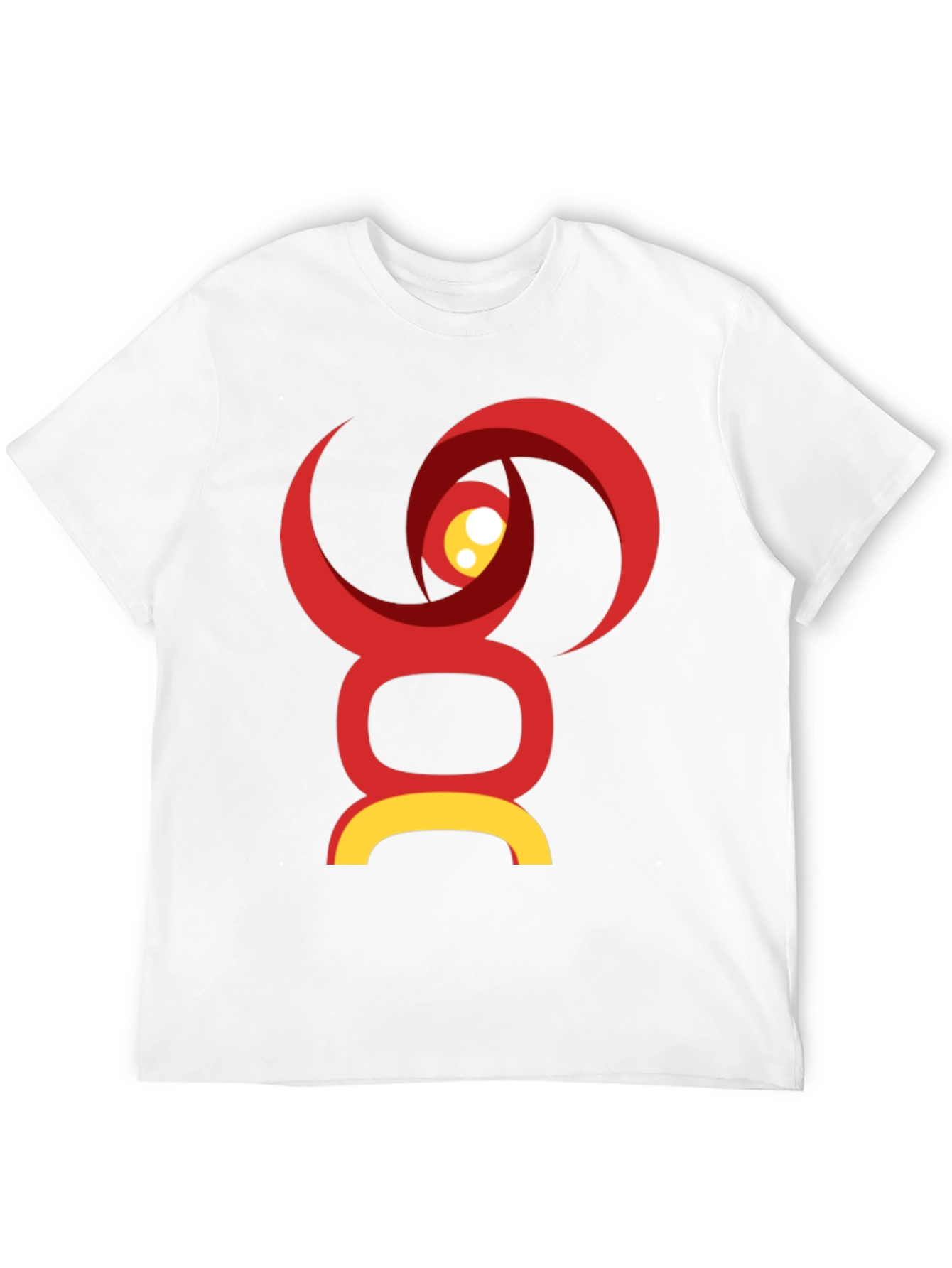 Black Abstract Graphic T-Shirt - Modern Design view 12