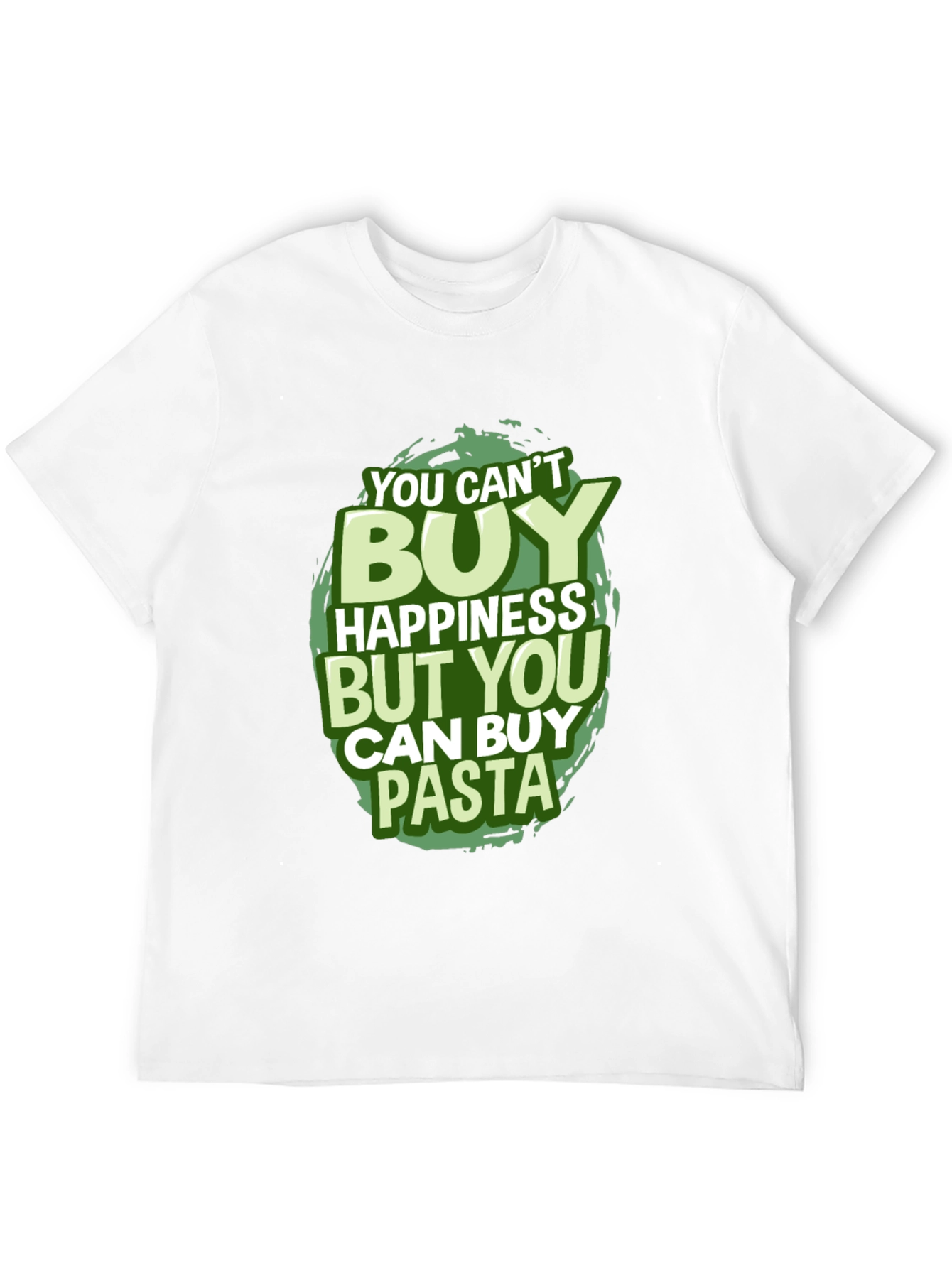 Black Pasta Happiness Graphic Tee view 12