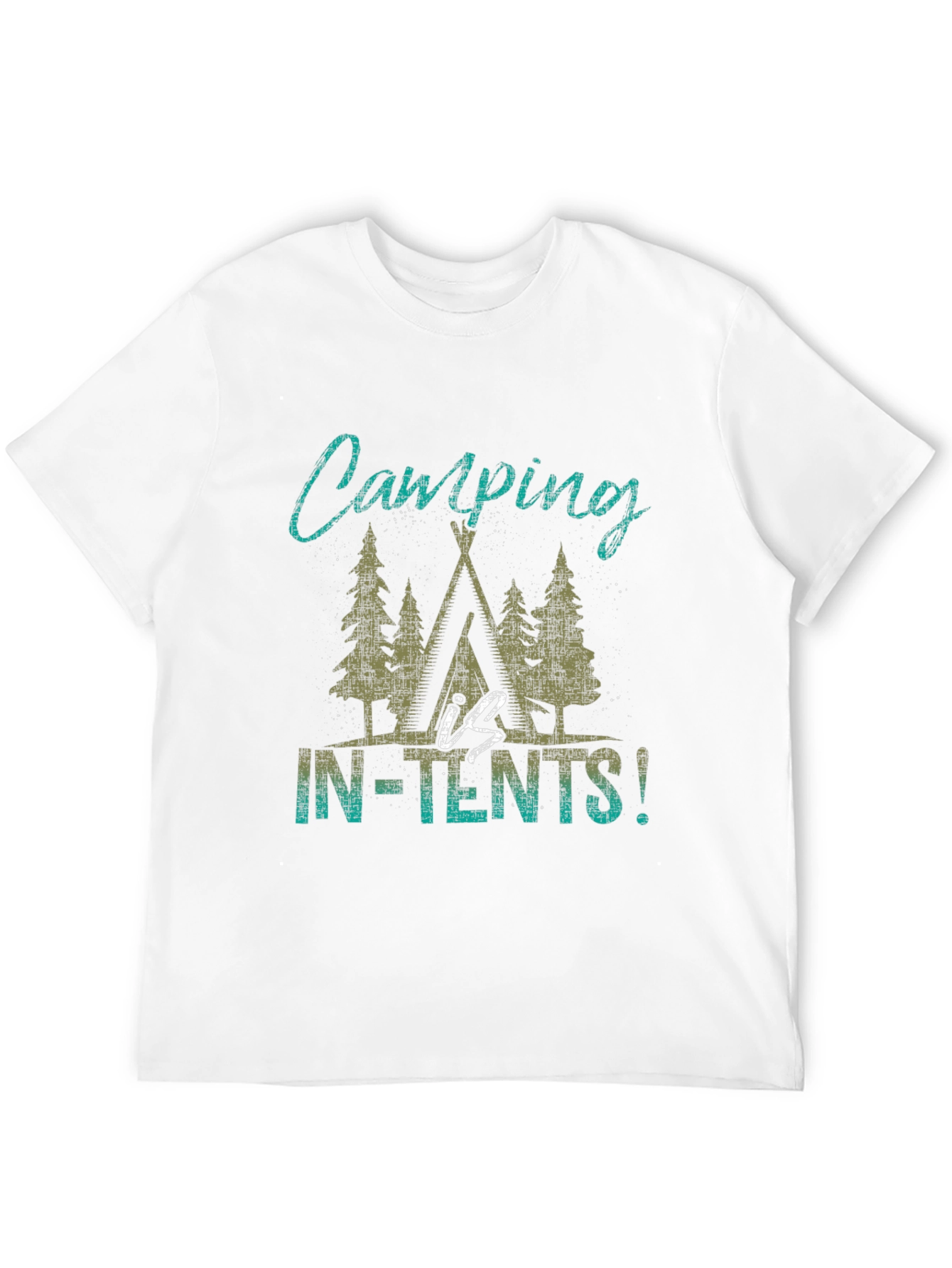 Black Camping In-Tents T-Shirt - Outdoor Adventure Tee view 12