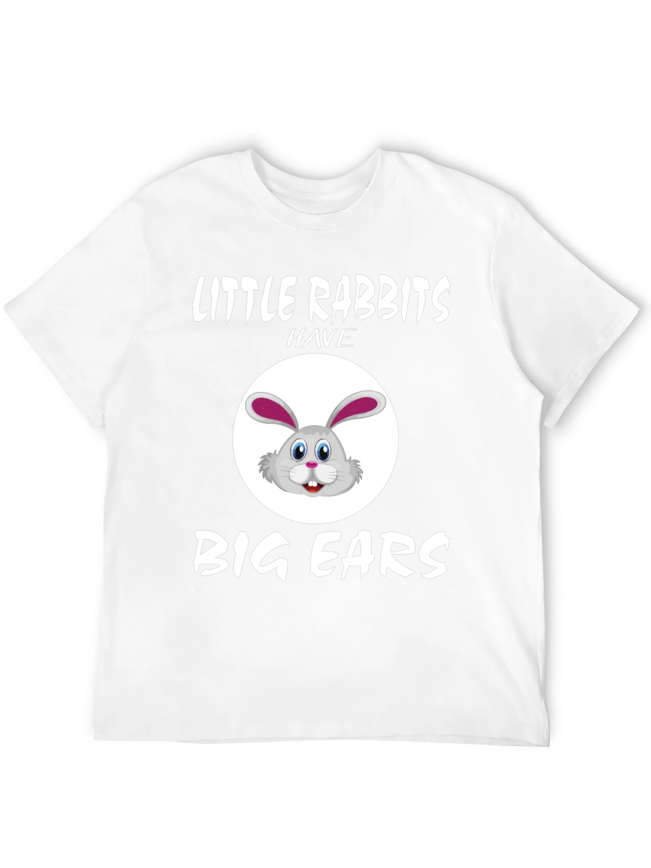 Black Little Rabbits Big Ears Graphic Tee view 12