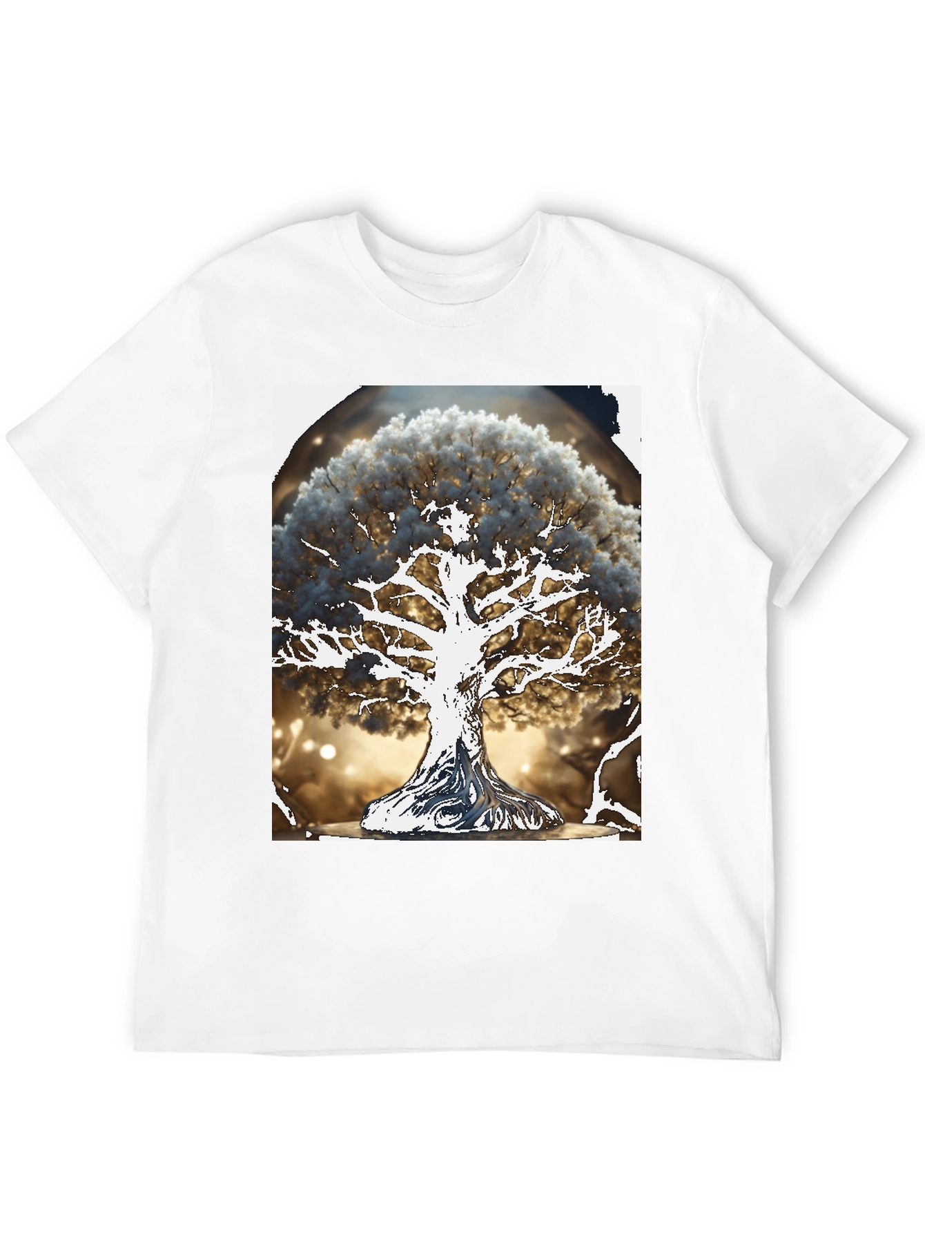 Black Tree of Life Graphic Tee - Unique Nature Design view 12